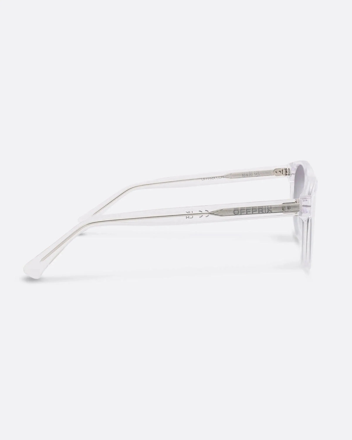 01 - CLEAR sunglasses by OFFPRIX made of Italian Mazzucchelli™ acetate with ZEISS™ gradient polarized lenses
