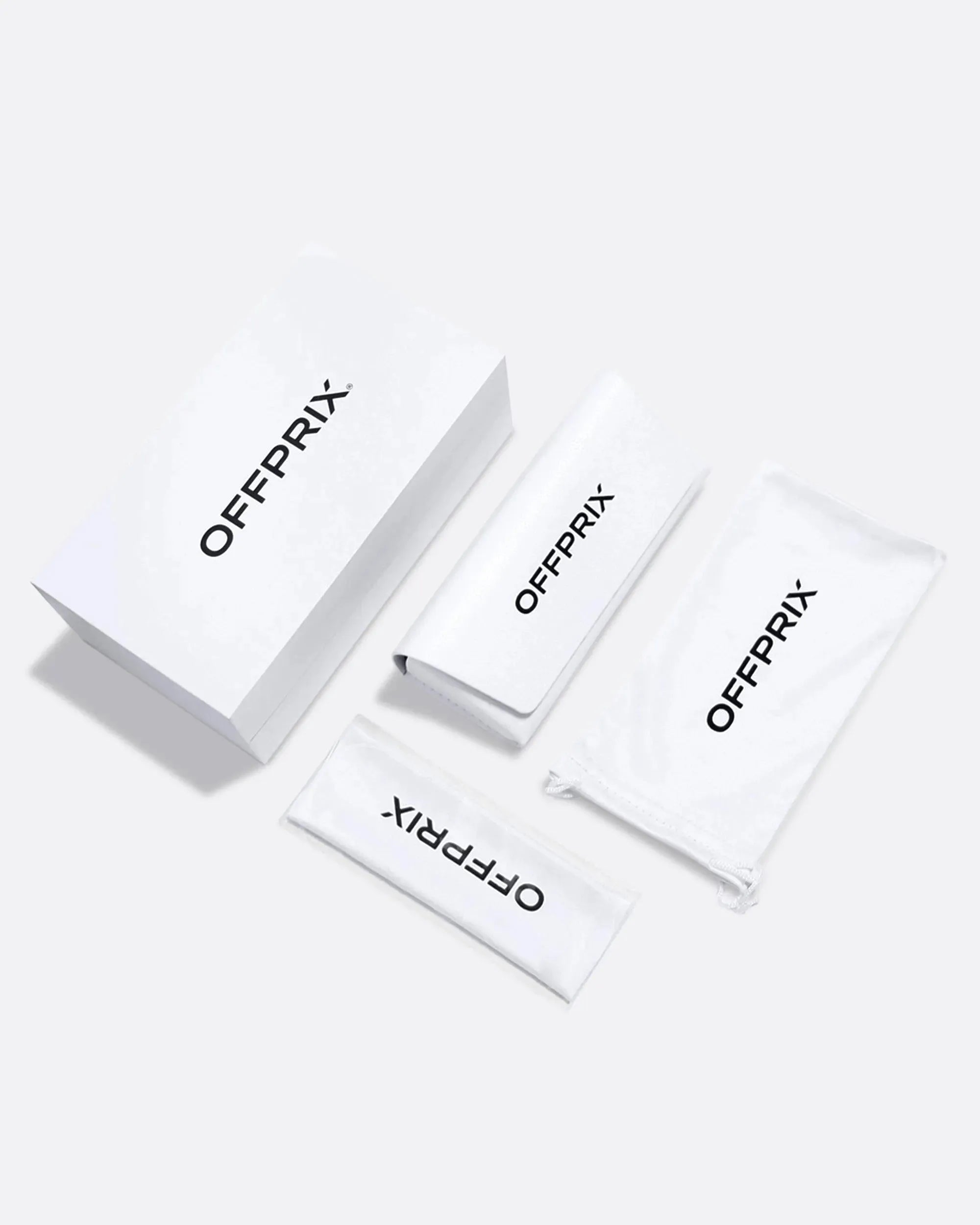 01 - CLEAR sunglasses by OFFPRIX made of Italian Mazzucchelli™ acetate with ZEISS™ gradient polarized lenses