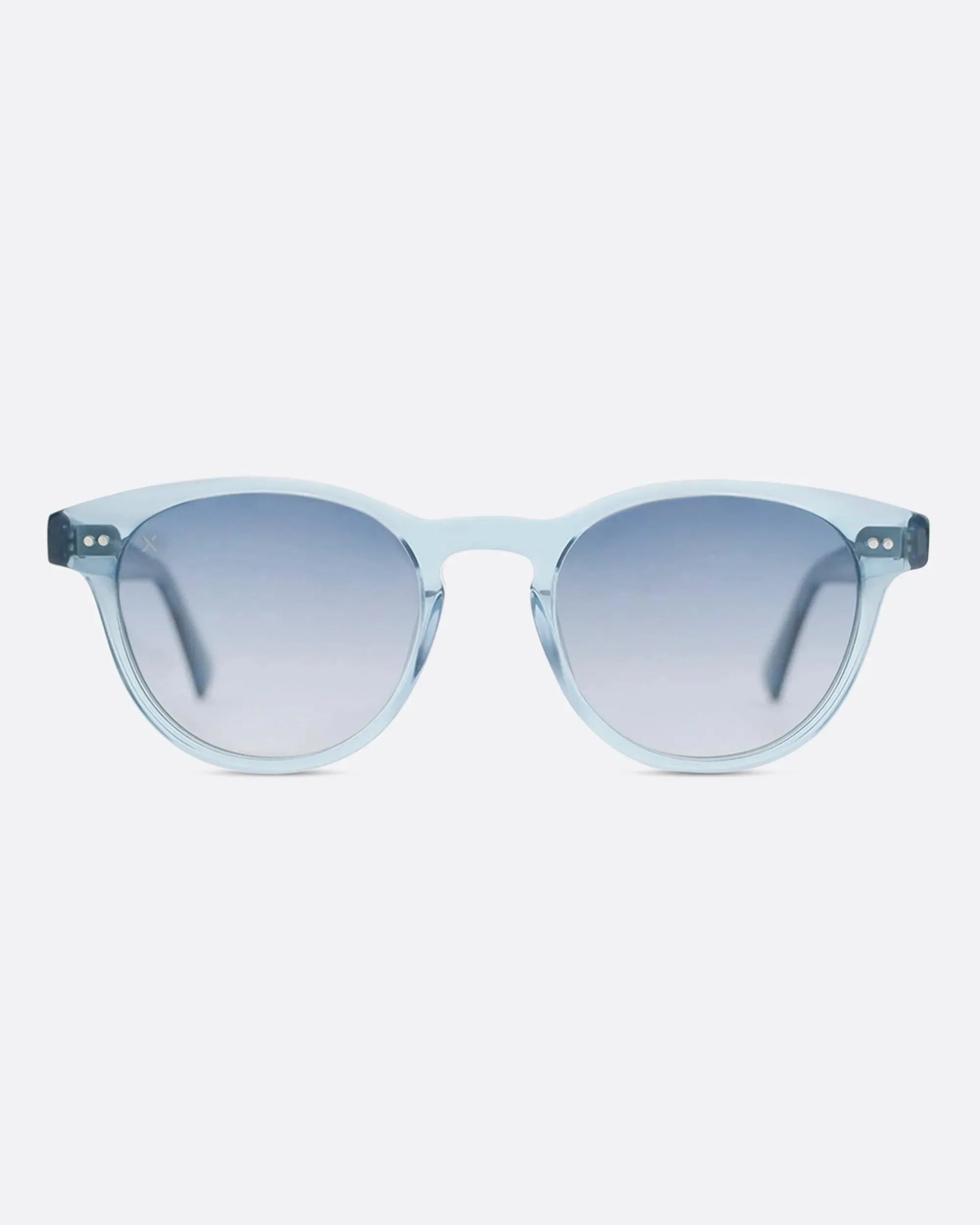 01 - LIGHT BLUE sunglasses by OFFPRIX made of Italian Mazzucchelli™ acetate with ZEISS™ gradient polarized lenses
