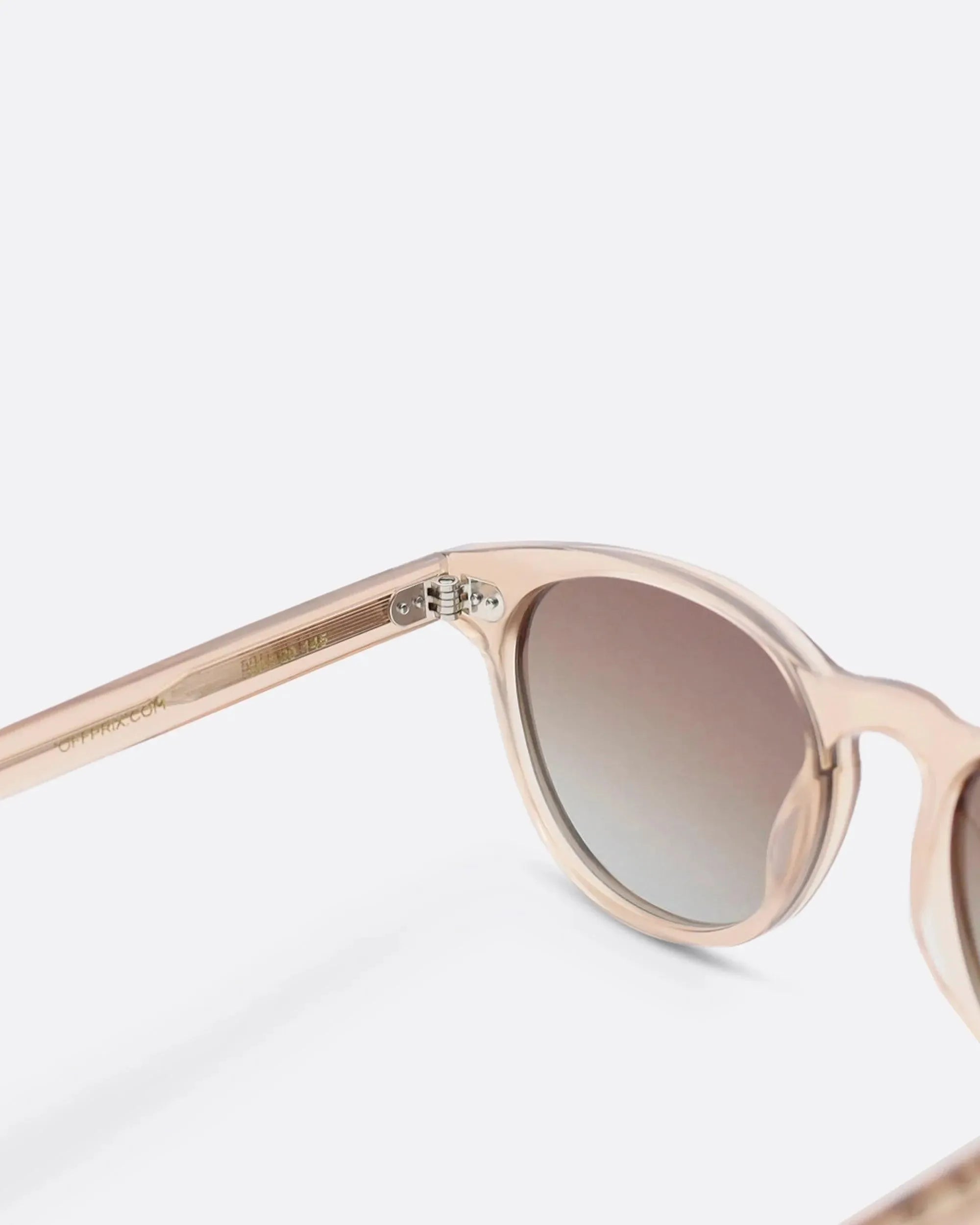 01 - ROSE GOLD sunglasses by OFFPRIX made of Italian Mazzucchelli™ acetate with ZEISS™ gradient polarized lenses