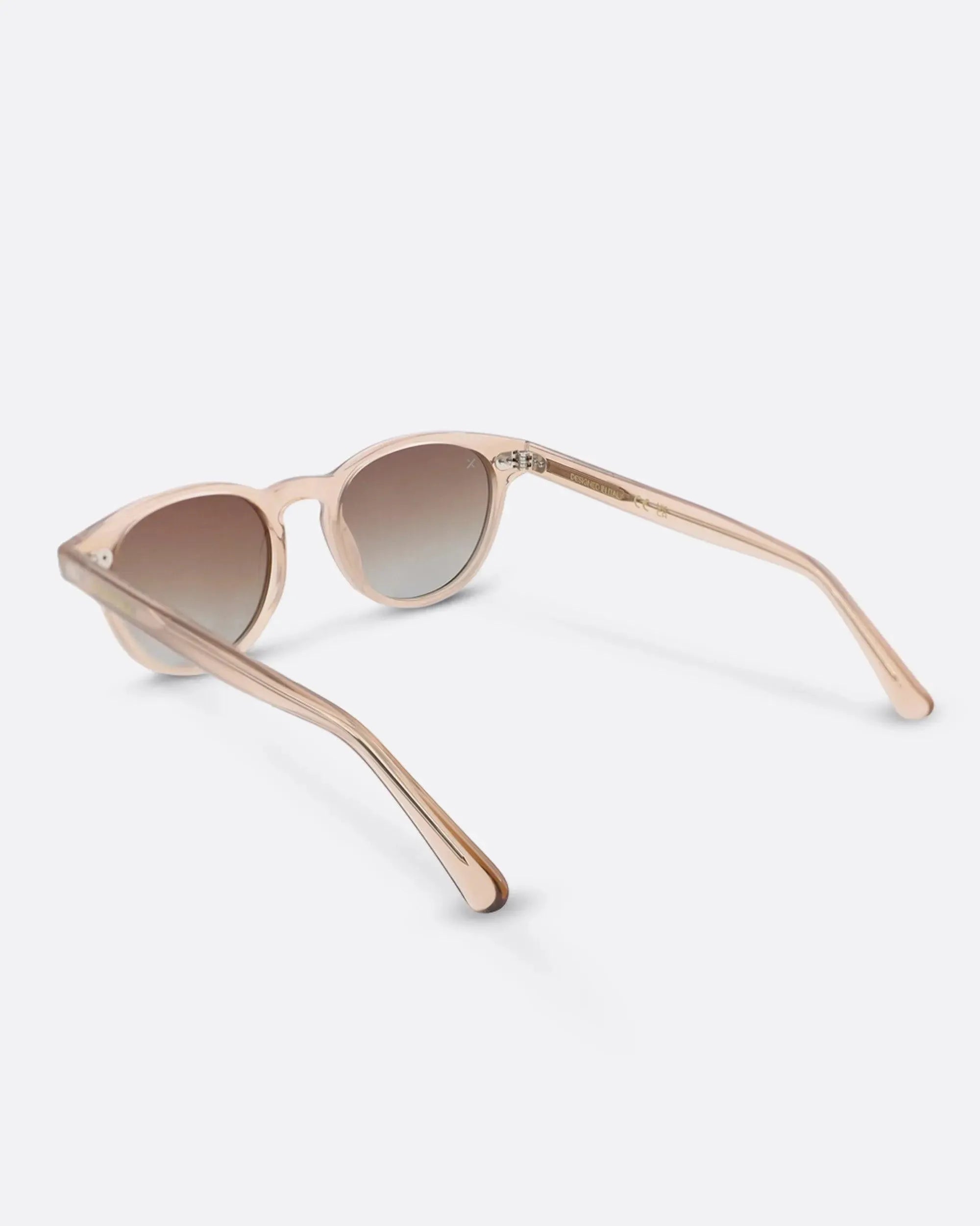 01 - ROSE GOLD sunglasses by OFFPRIX made of Italian Mazzucchelli™ acetate with ZEISS™ gradient polarized lenses