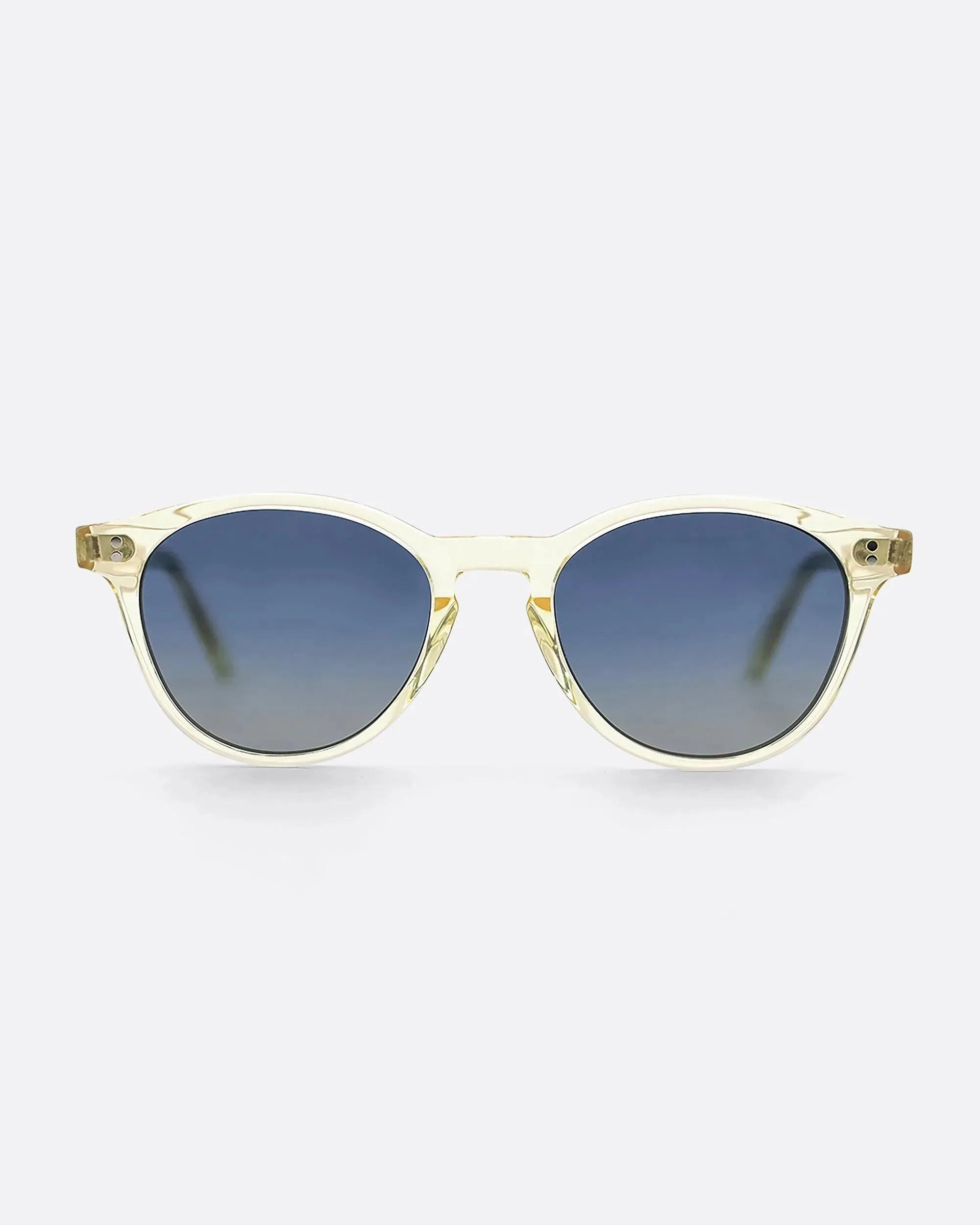 03 - CHAMPAGNE BLUE sunglasses by OFFPRIX made of Italian Mazzucchelli™ acetate with ZEISS™ gradient polarized lenses