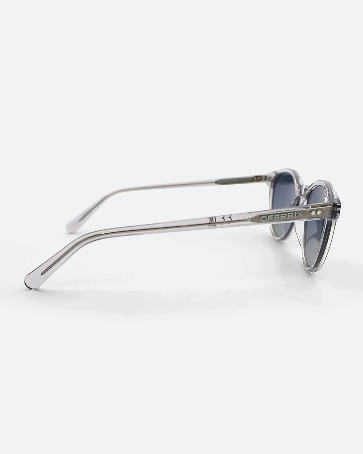 03 - CRYSTAL BLUE sunglasses by OFFPRIX made of Italian Mazzucchelli™ acetate with ZEISS™ gradient polarized lenses
