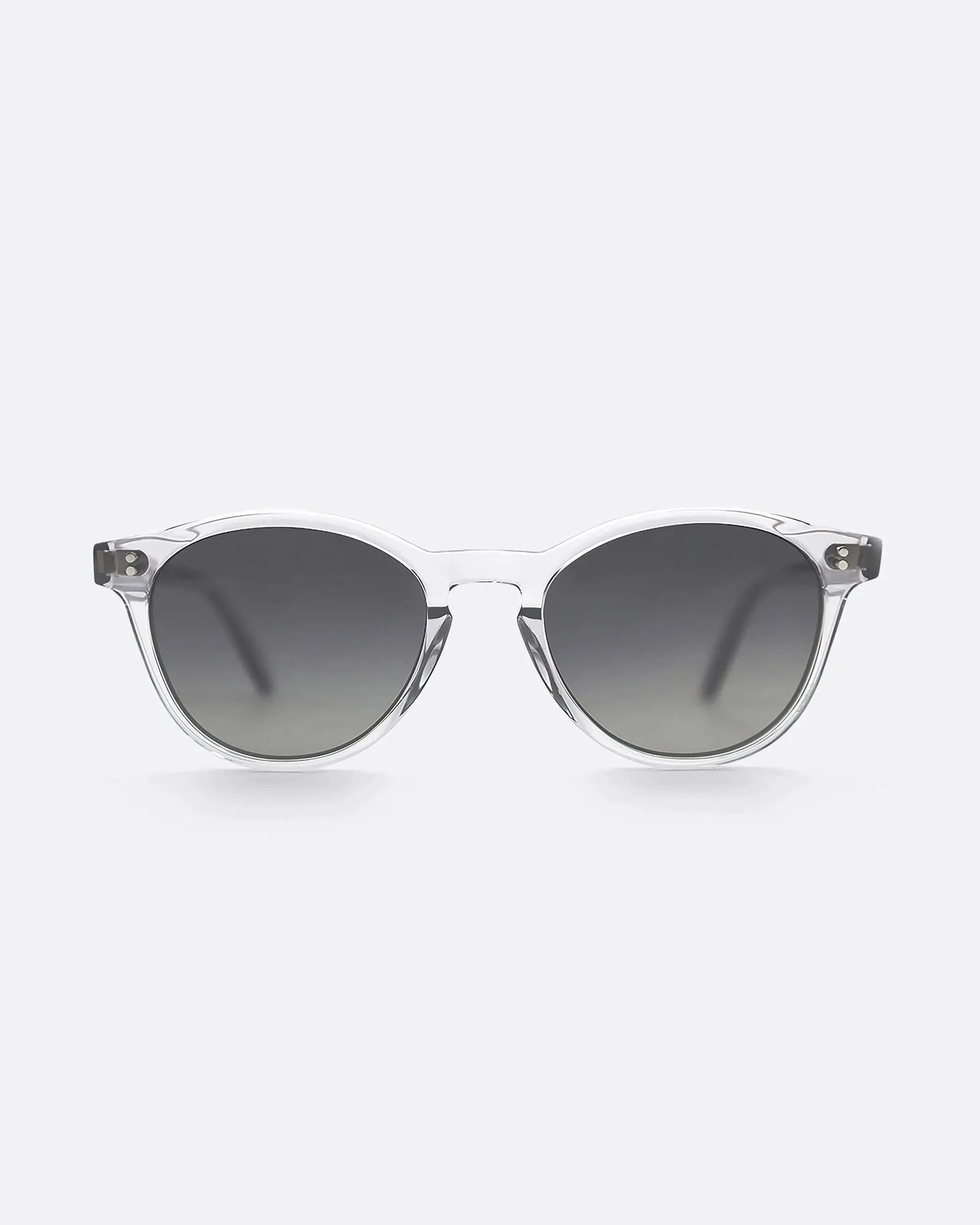 03 - CRYSTAL GREY sunglasses by OFFPRIX made of Italian Mazzucchelli™ acetate with ZEISS™ gradient polarized lenses