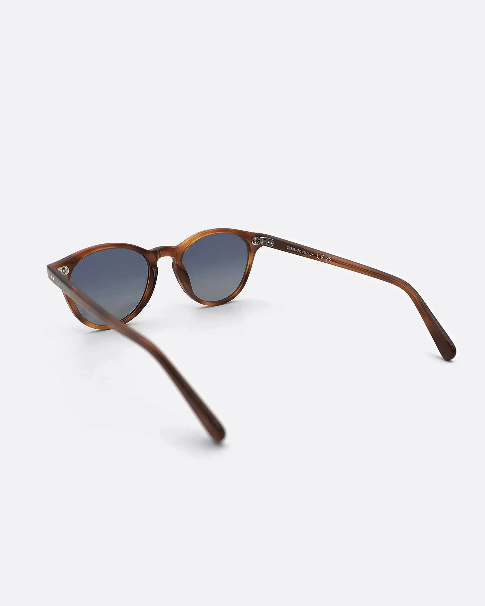 03 - HAVANA BLUE sunglasses by OFFPRIX made of Italian Mazzucchelli™ acetate with ZEISS™ gradient polarized lenses
