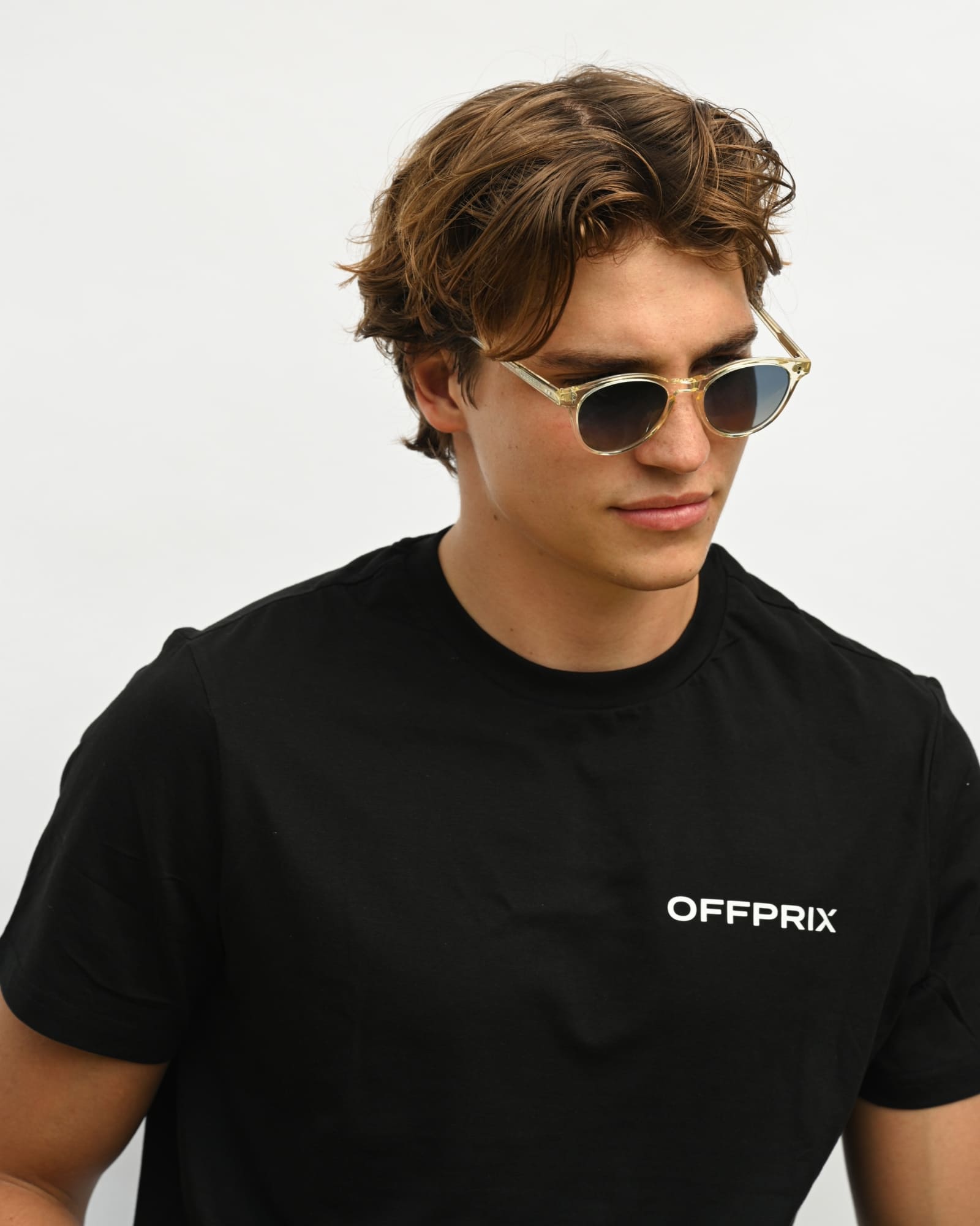 03 - CHAMPAGNE BLUE sunglasses by OFFPRIX made of Italian Mazzucchelli™ acetate with ZEISS™ gradient polarized lenses