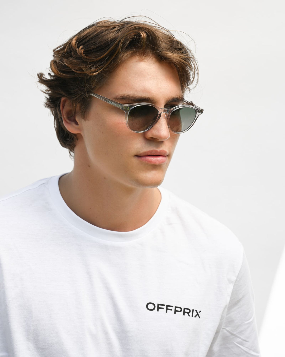 03 - CRYSTAL GREEN sunglasses by OFFPRIX made of Italian Mazzucchelli™ acetate with ZEISS™ gradient polarized lenses