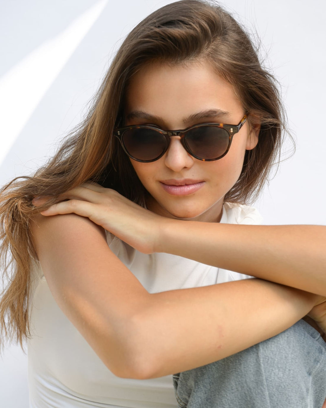 03 - TORTOISE GREY sunglasses by OFFPRIX made of Italian Mazzucchelli™ acetate with ZEISS™ gradient polarized lenses