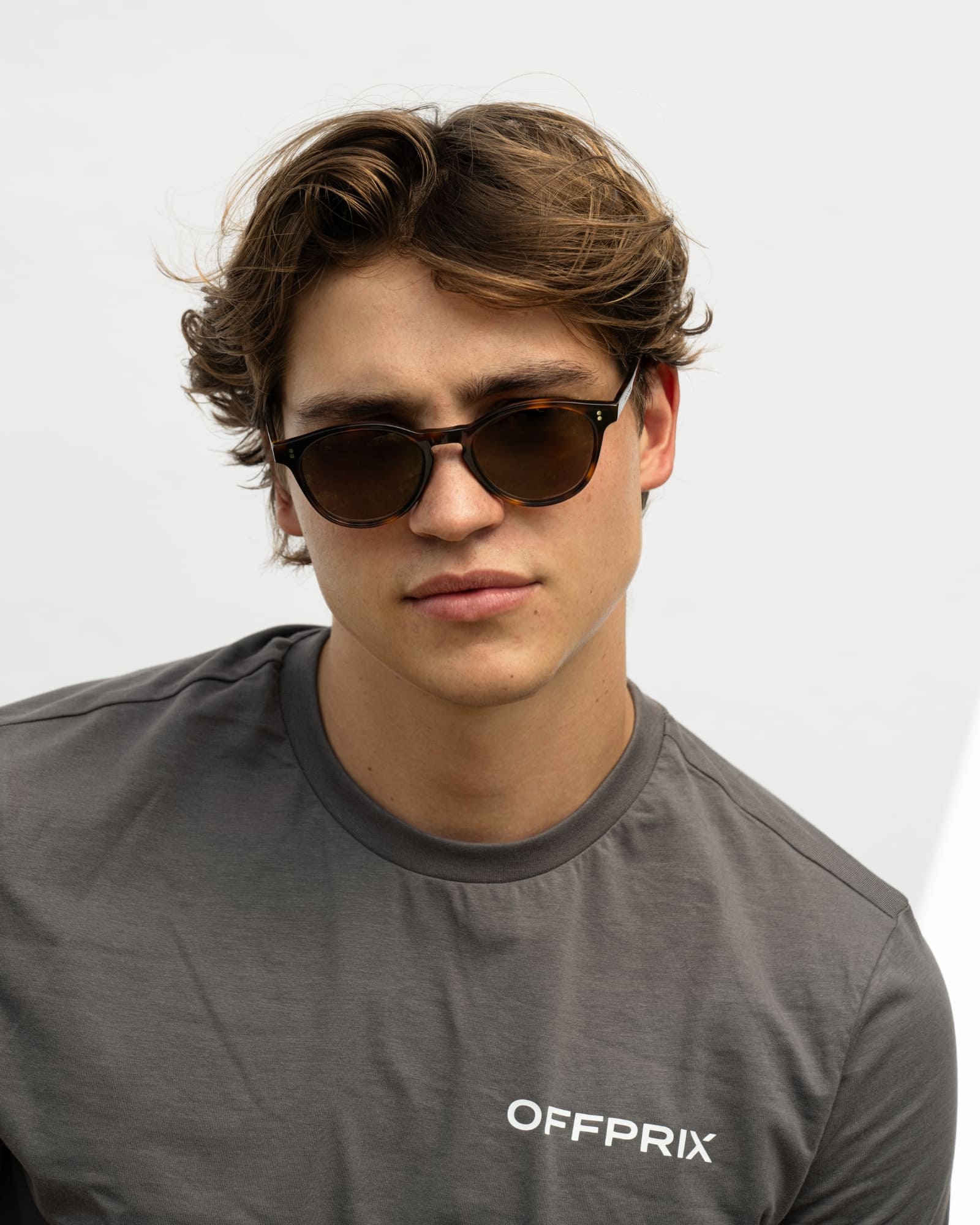 03 - TORTOISE BROWN sunglasses by OFFPRIX made of Italian Mazzucchelli™ acetate with ZEISS™ gradient polarized lenses