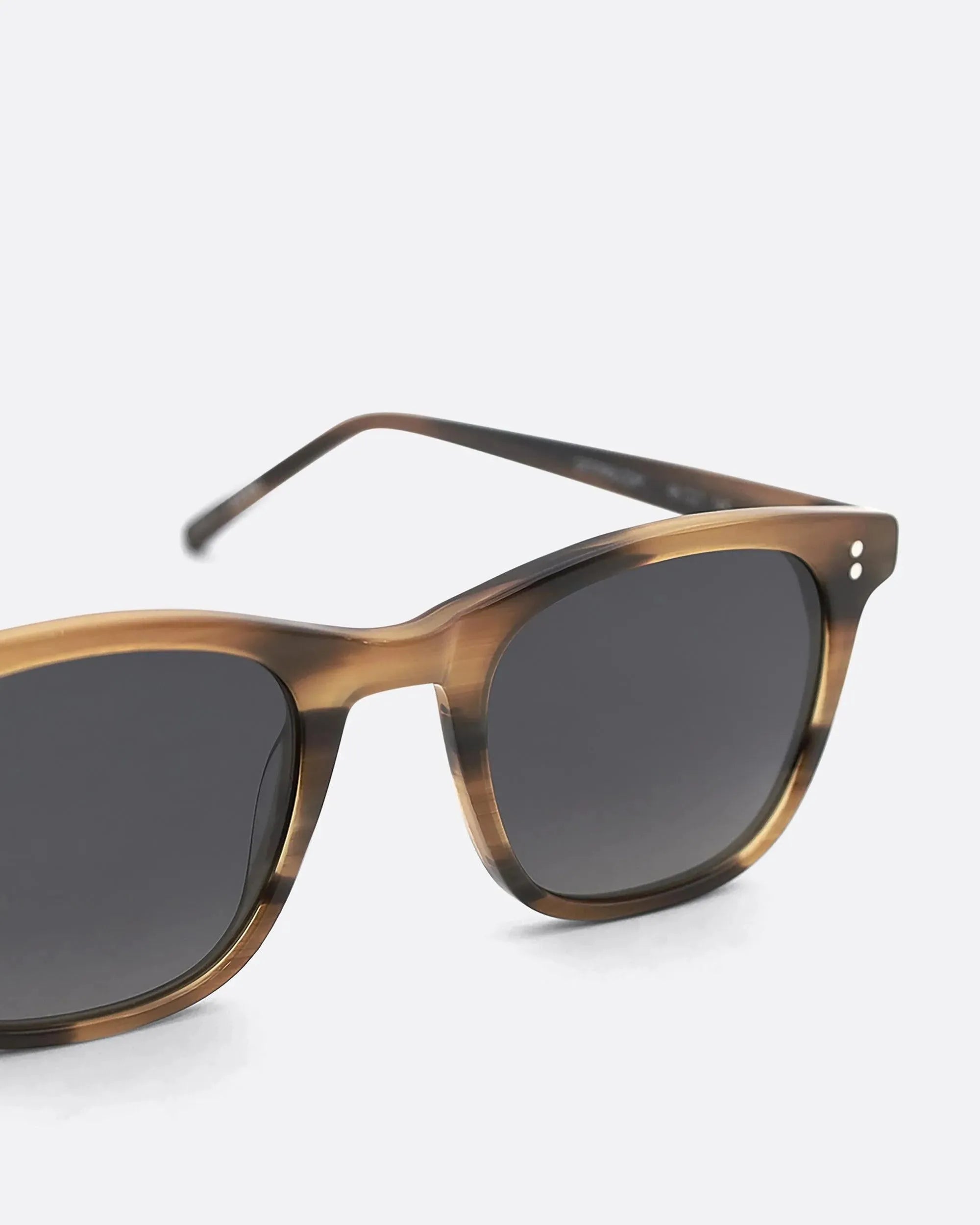 04 - BAMBOO GREY sunglasses by OFFPRIX made of Italian Mazzucchelli™ acetate with ZEISS™ gradient polarized lenses