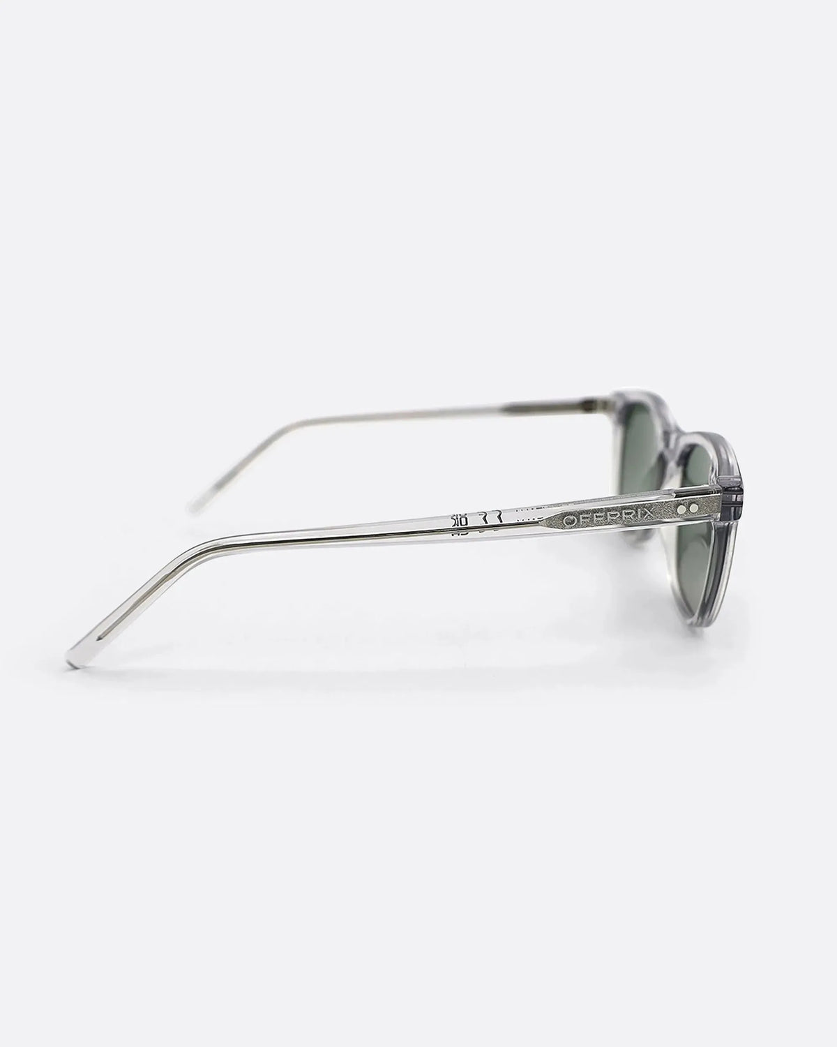 04 - CRYSTAL GREEN sunglasses by OFFPRIX made of Italian Mazzucchelli™ acetate with ZEISS™ gradient polarized lenses