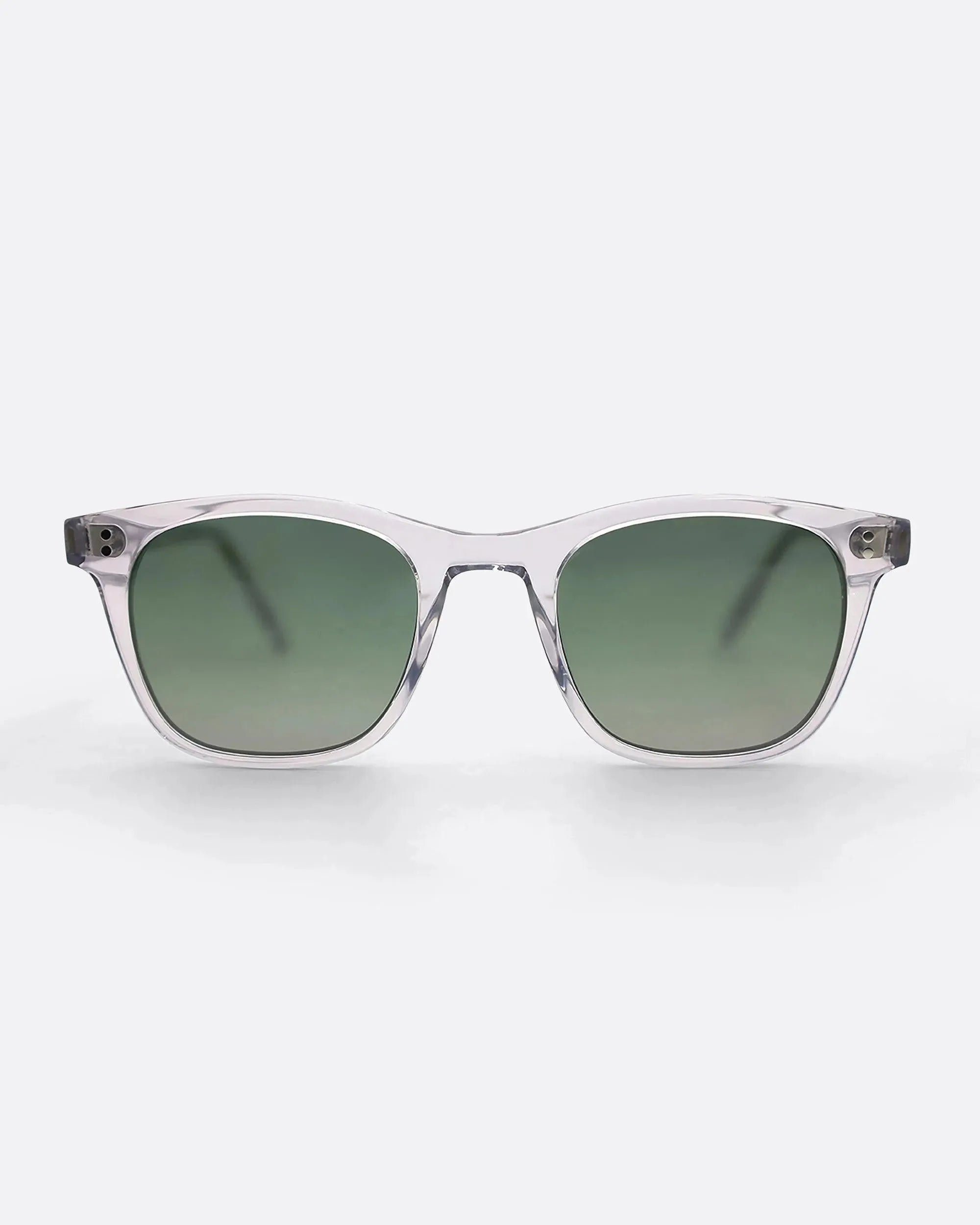 04 - CRYSTAL GREEN sunglasses by OFFPRIX made of Italian Mazzucchelli™ acetate with ZEISS™ gradient polarized lenses
