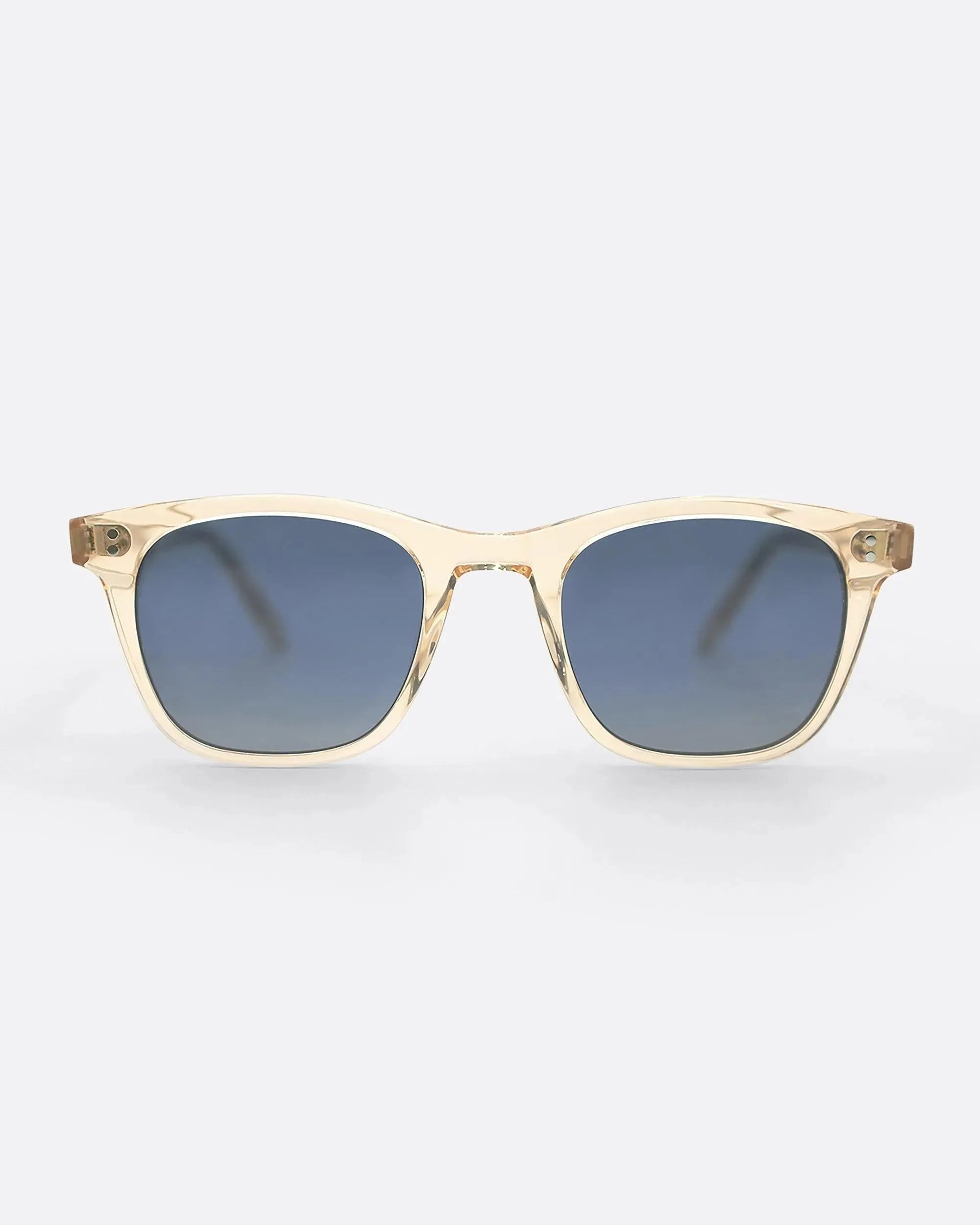 04 - ECRU BLUE sunglasses by OFFPRIX made of Italian Mazzucchelli™ acetate with ZEISS™ gradient polarized lenses