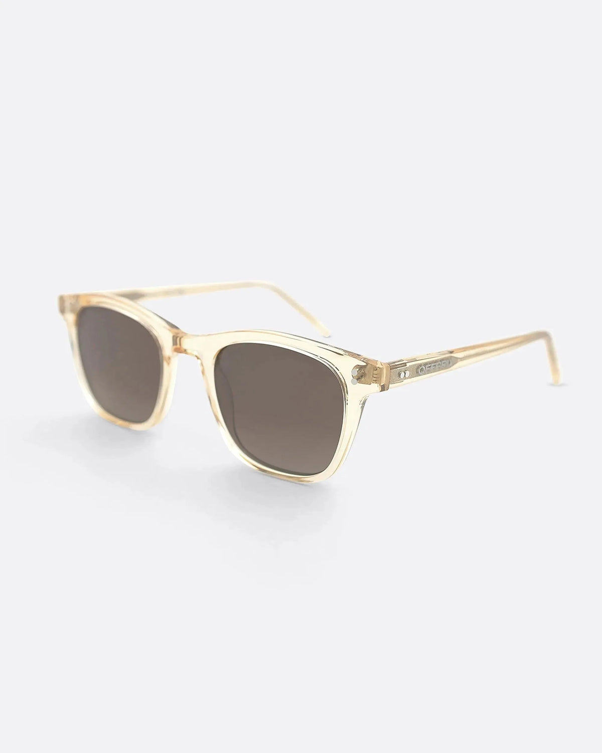 04 - ECRU BROWN sunglasses by OFFPRIX made of Italian Mazzucchelli™ acetate with ZEISS™ gradient polarized lenses