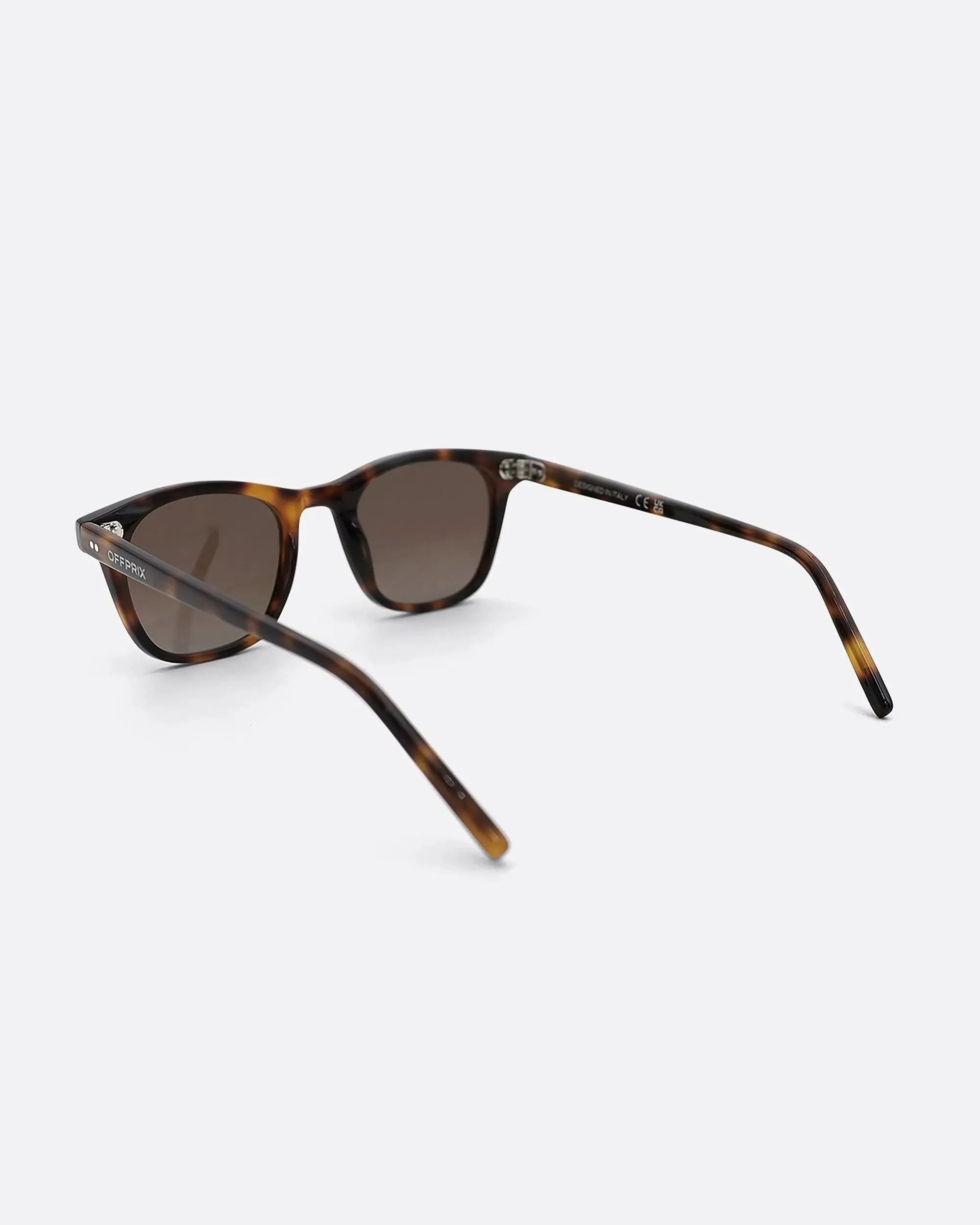 04 - TORTOISE BROWN sunglasses by OFFPRIX made of Italian Mazzucchelli™ acetate with ZEISS™ gradient polarized lenses