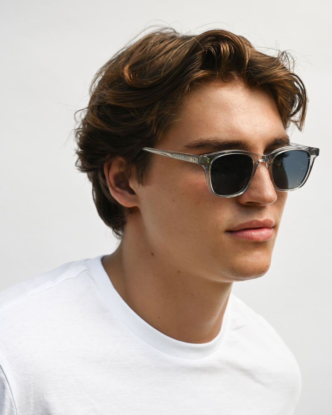 04 - CRYSTAL BLUE sunglasses by OFFPRIX made of Italian Mazzucchelli™ acetate with ZEISS™ gradient polarized lenses