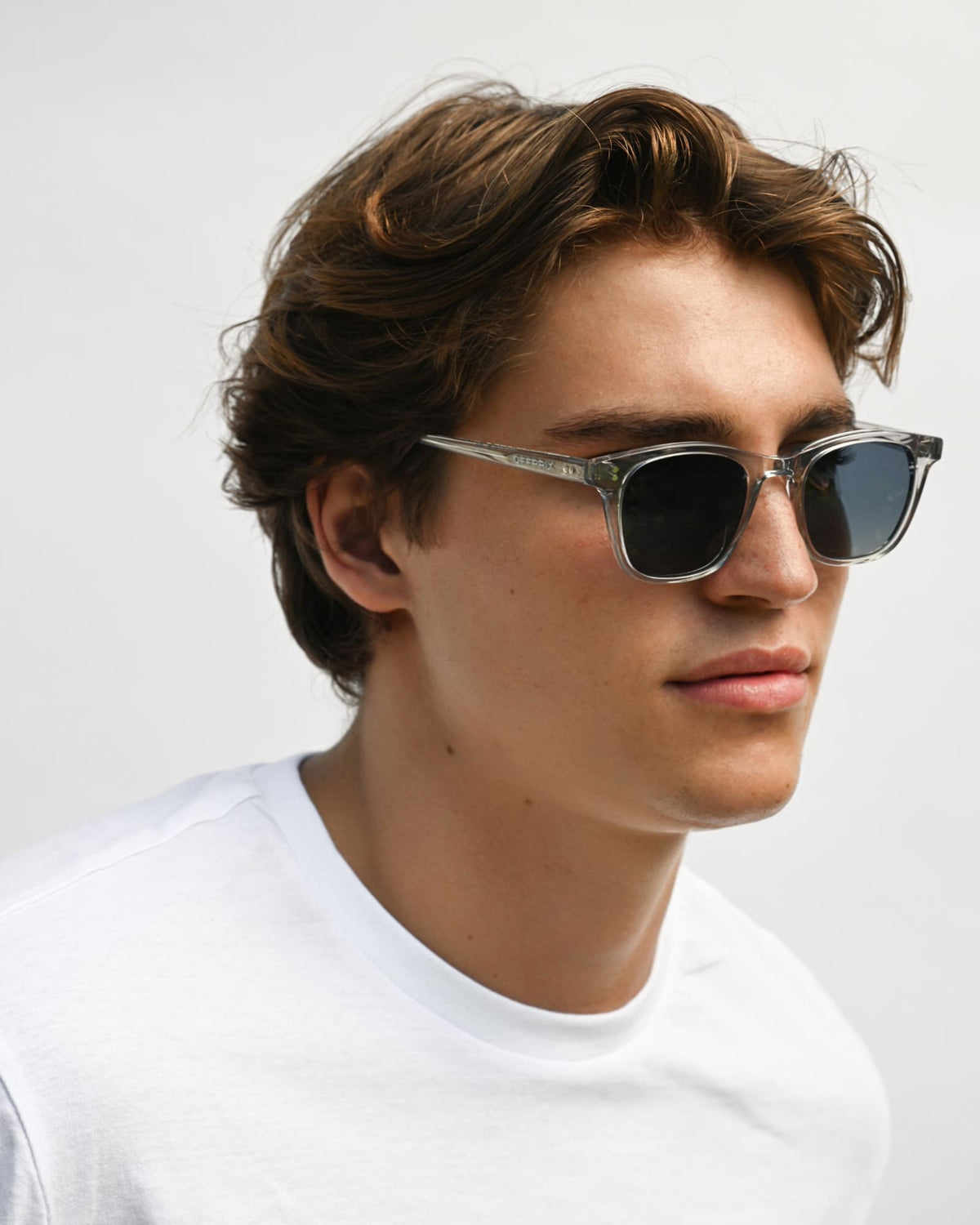 04 - CRYSTAL BLUE sunglasses by OFFPRIX made of Italian Mazzucchelli™ acetate with ZEISS™ gradient polarized lenses