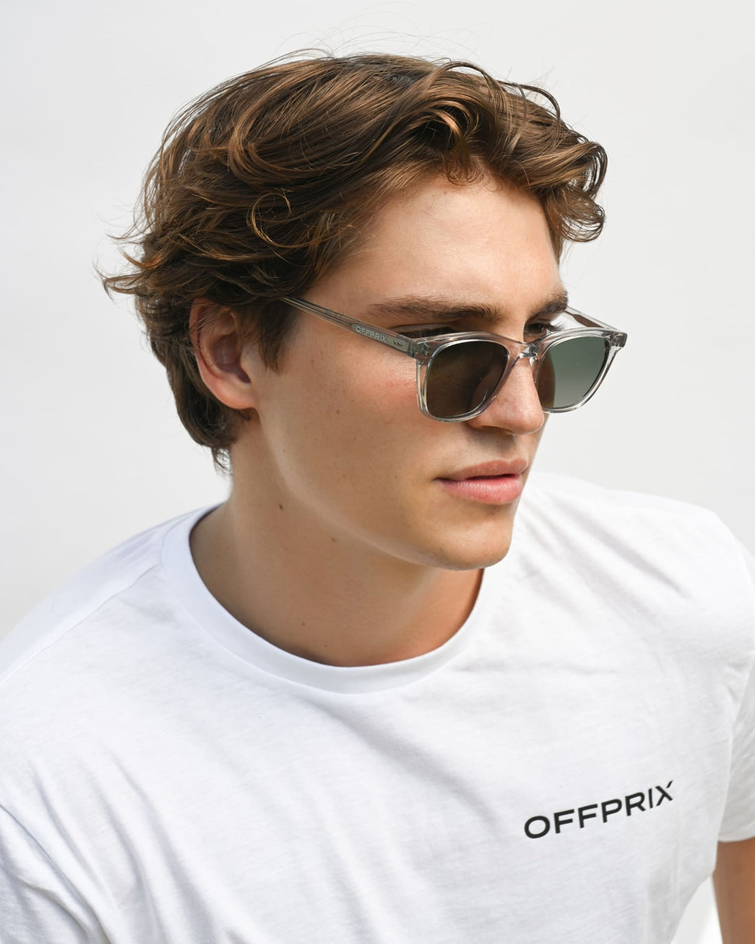 04 - CRYSTAL GREEN sunglasses by OFFPRIX made of Italian Mazzucchelli™ acetate with ZEISS™ gradient polarized lenses