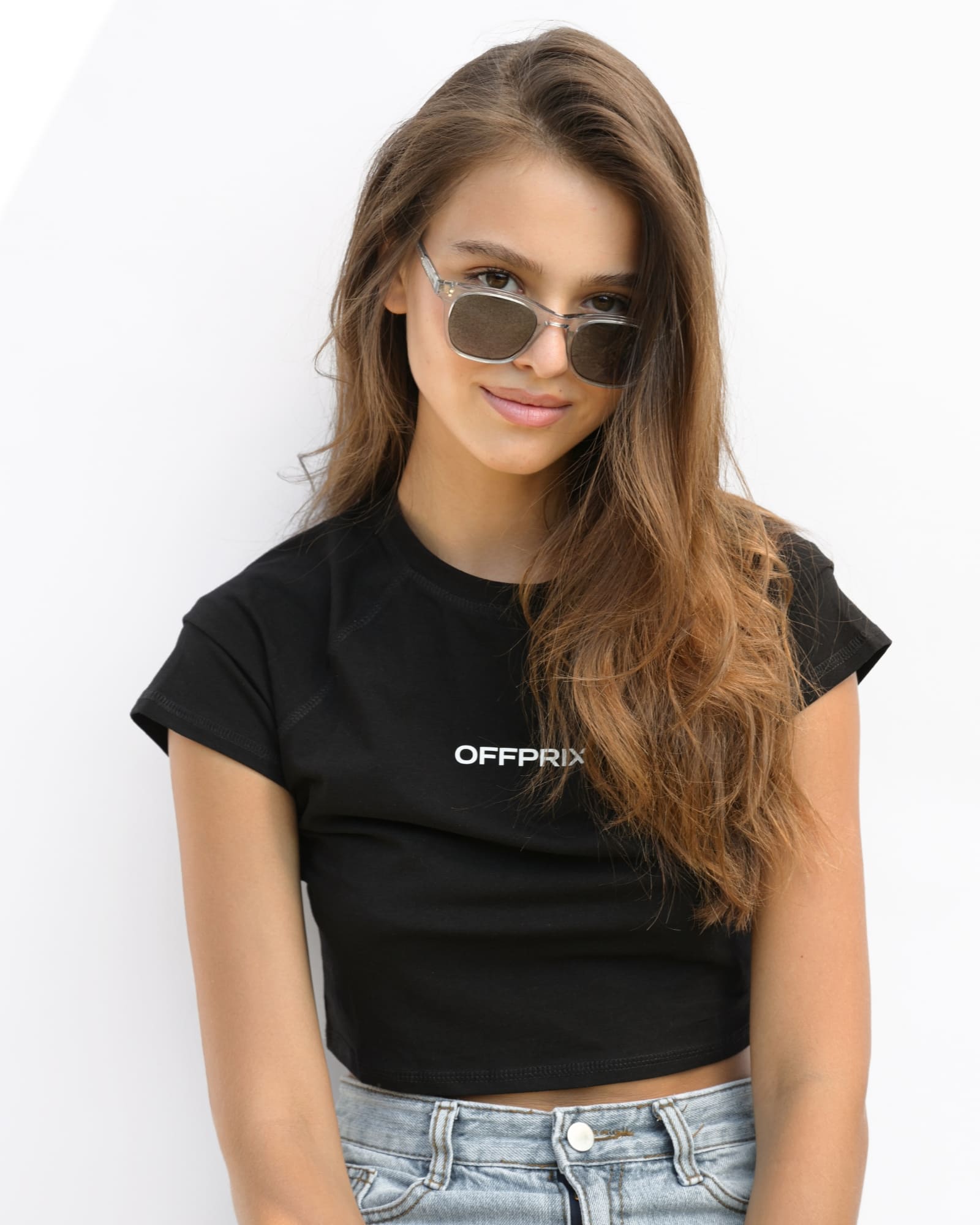 04 - CRYSTAL GREY sunglasses by OFFPRIX made of Italian Mazzucchelli™ acetate with ZEISS™ gradient polarized lenses