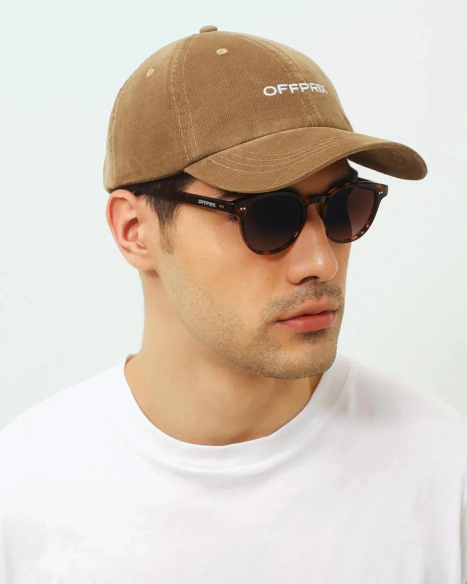 CAP - KHAKI cap by OFFPRIX, adjustable fit and premium embroidered design