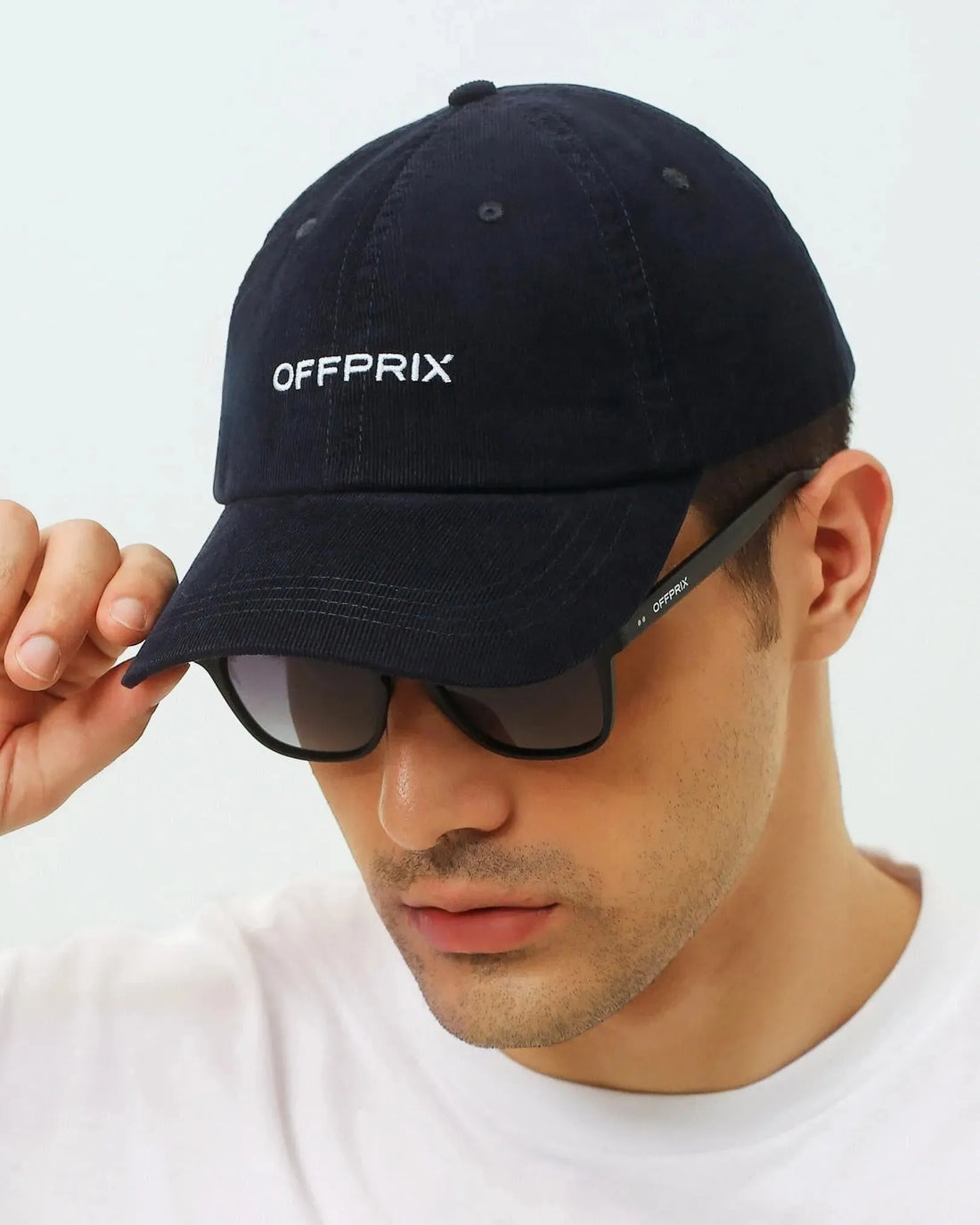 CAP - NAVY BLUE cap by OFFPRIX, adjustable fit and premium embroidered design