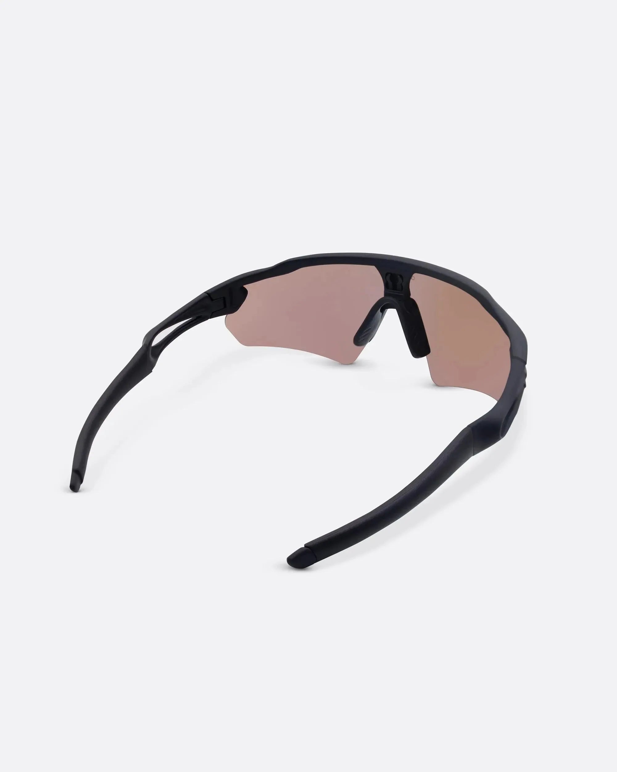 LASER BLACK - Blue sports sunglasses by OFFPRIX with lightweight durable frame and premium nylon lenses