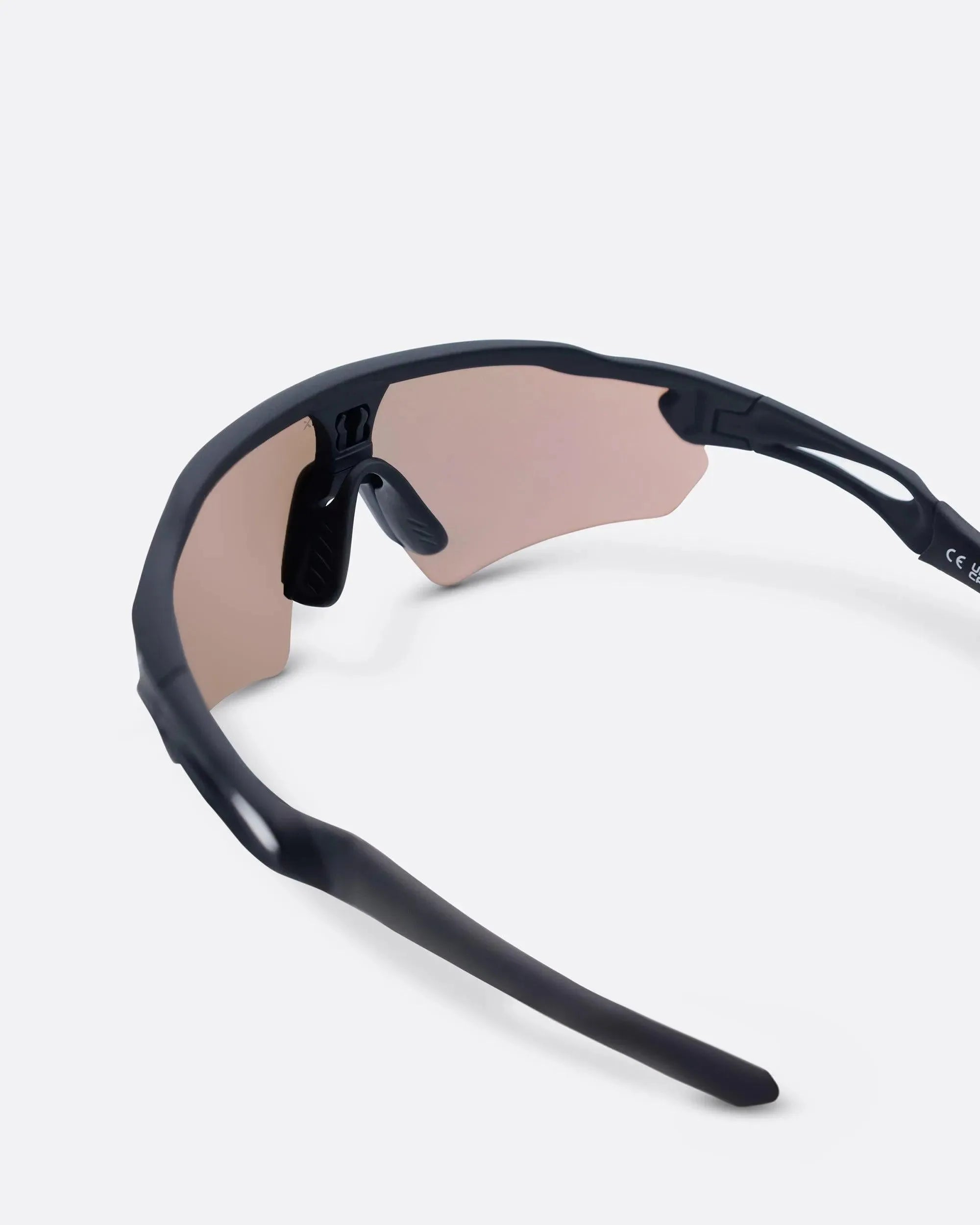 LASER BLACK - Blue sports sunglasses by OFFPRIX with lightweight durable frame and premium nylon lenses