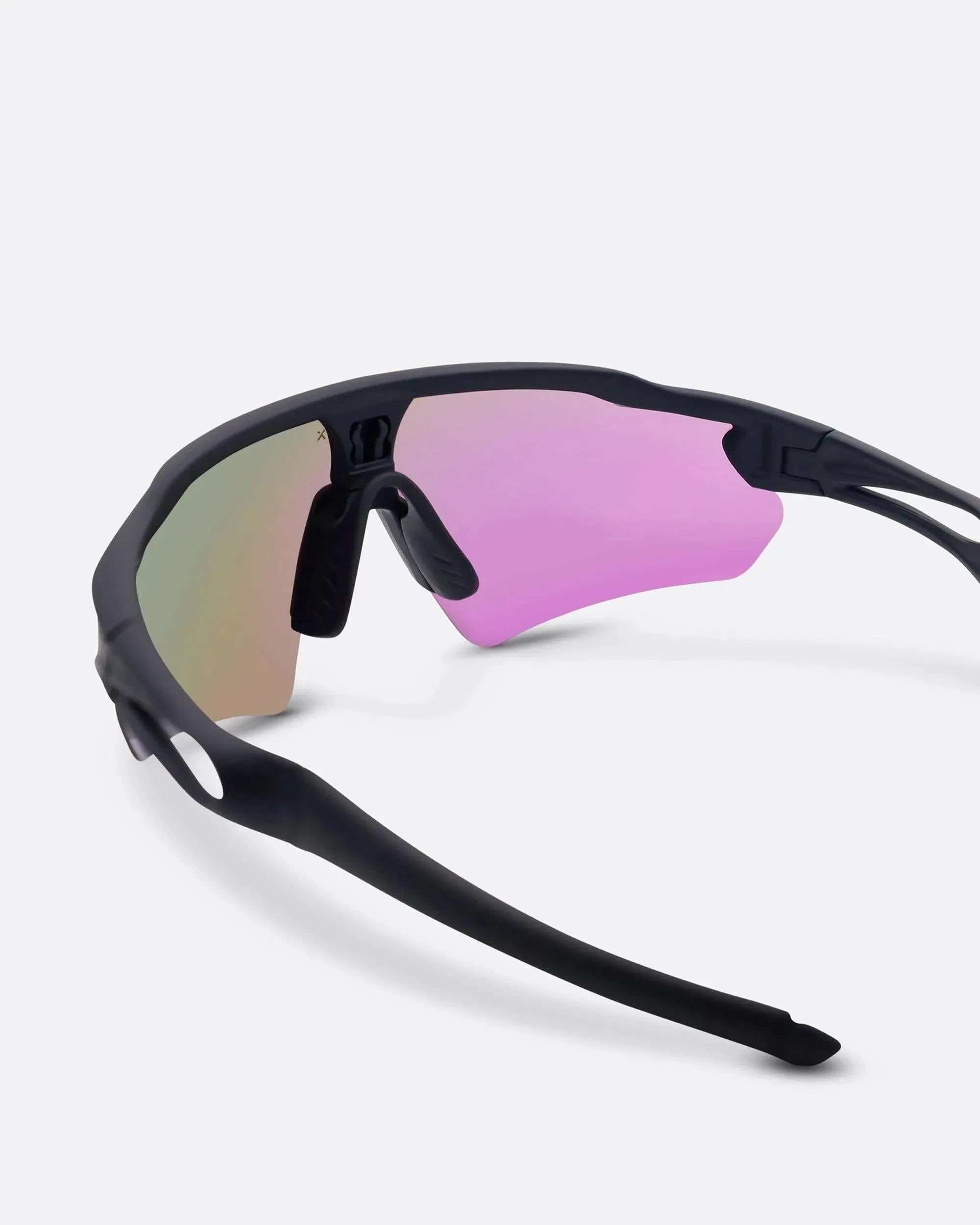 LASER BLACK - Green sports sunglasses by OFFPRIX with lightweight durable frame and premium nylon lenses