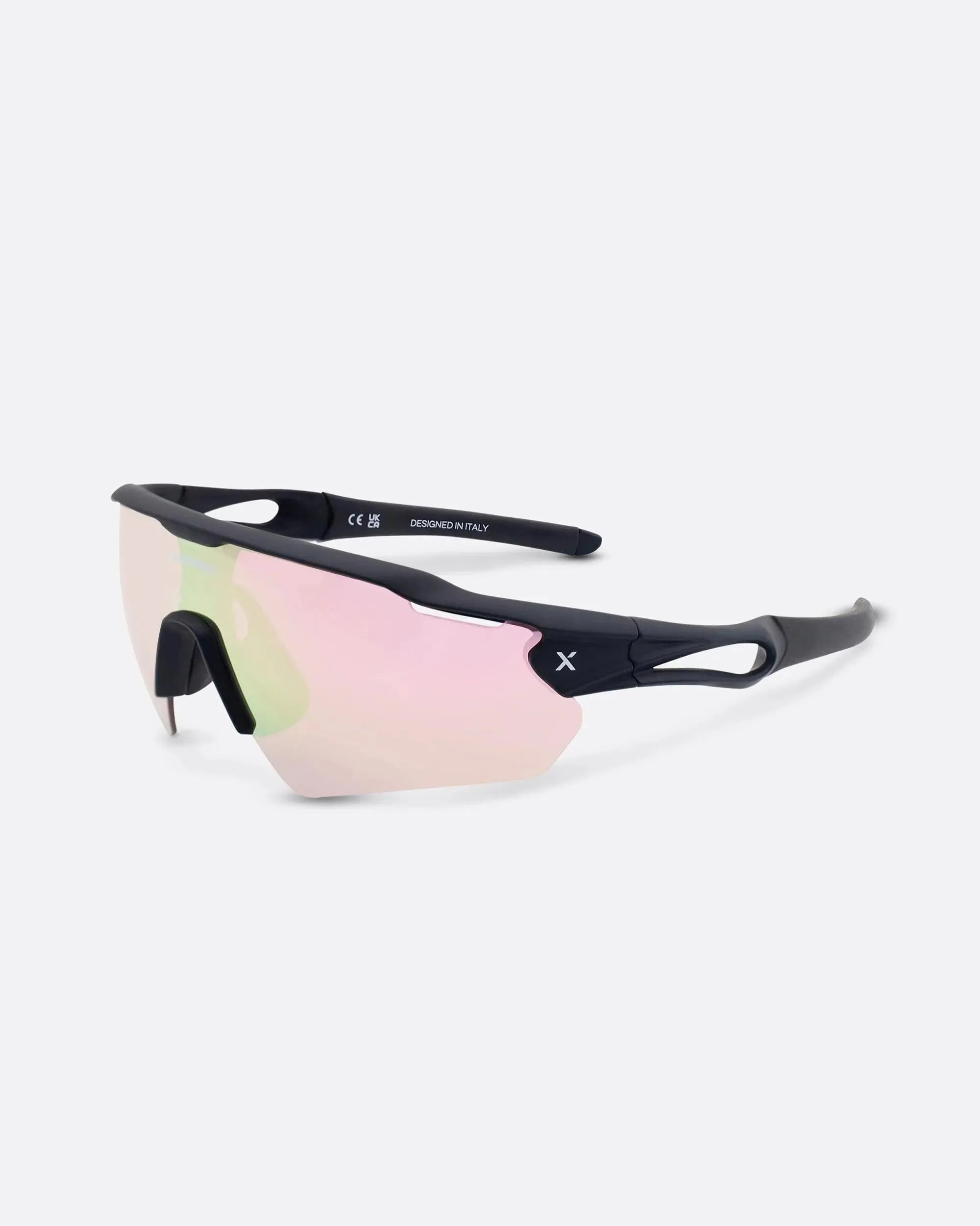 LASER BLACK - Rose sports sunglasses by OFFPRIX with lightweight durable frame and premium nylon lenses