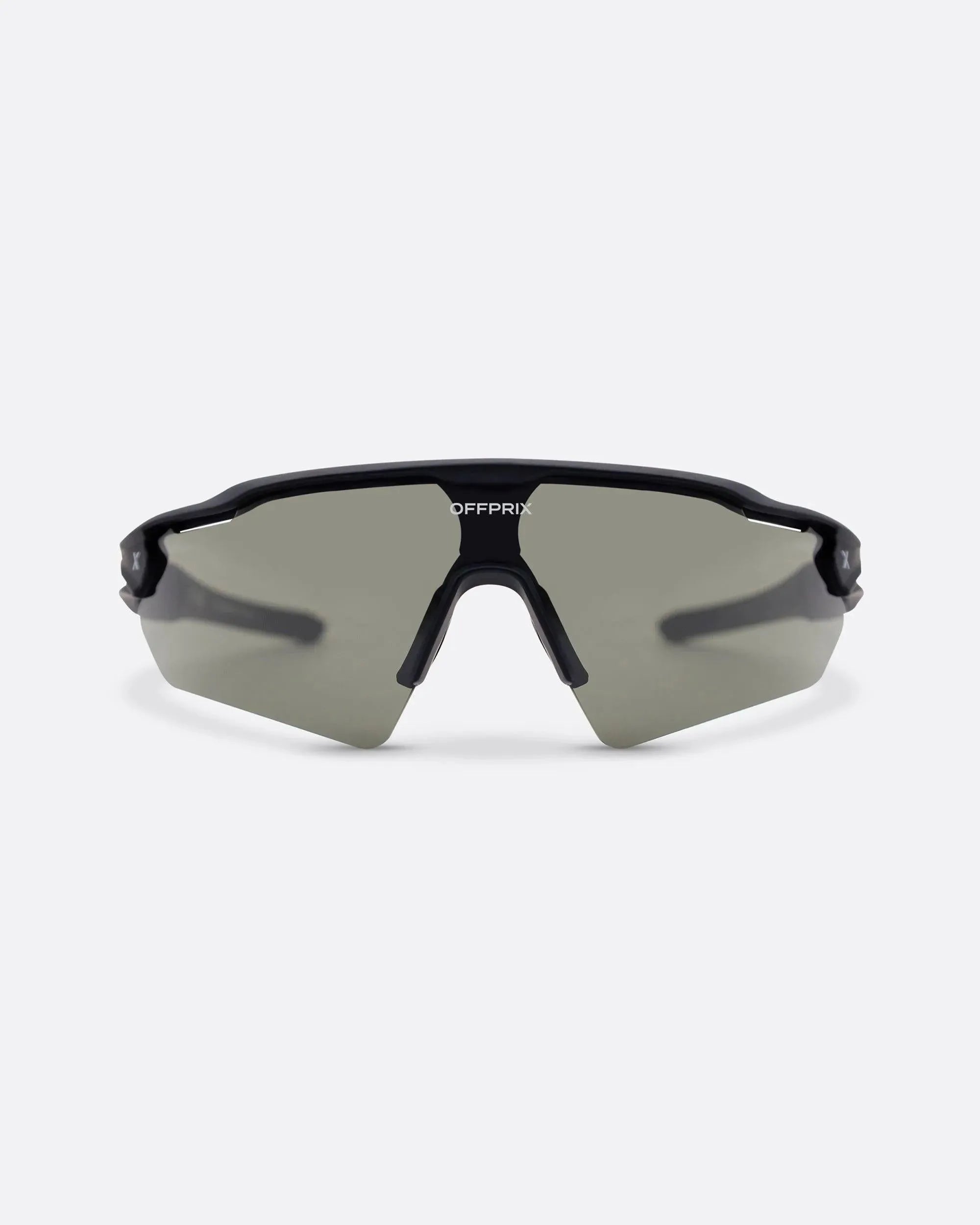 LASER BLACK sports sunglasses by OFFPRIX with lightweight durable frame and premium nylon lenses