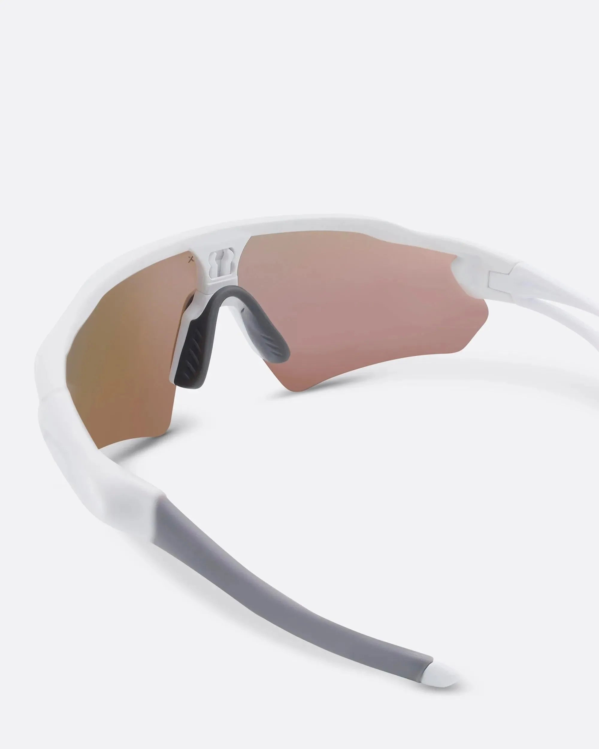 LASER WHITE - Blue sports sunglasses by OFFPRIX with lightweight durable frame and premium nylon lenses