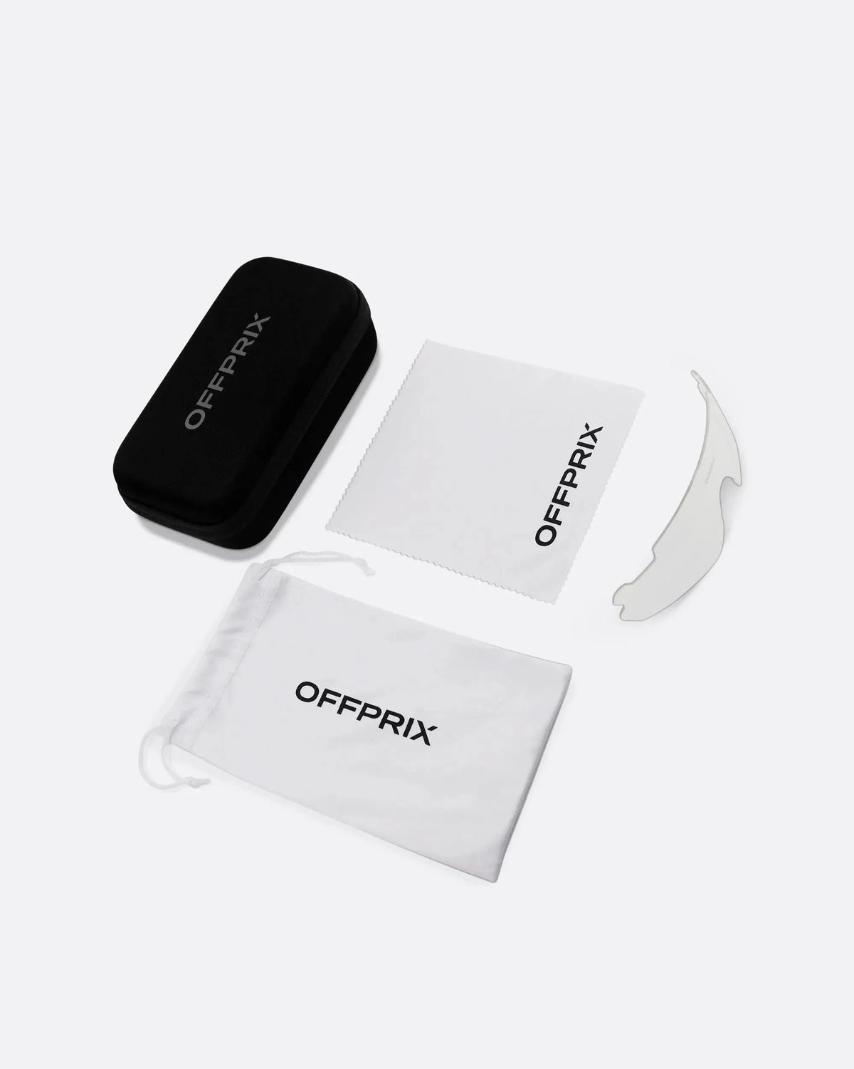 LASER WHITE - Green sports sunglasses by OFFPRIX with lightweight durable frame and premium nylon lenses