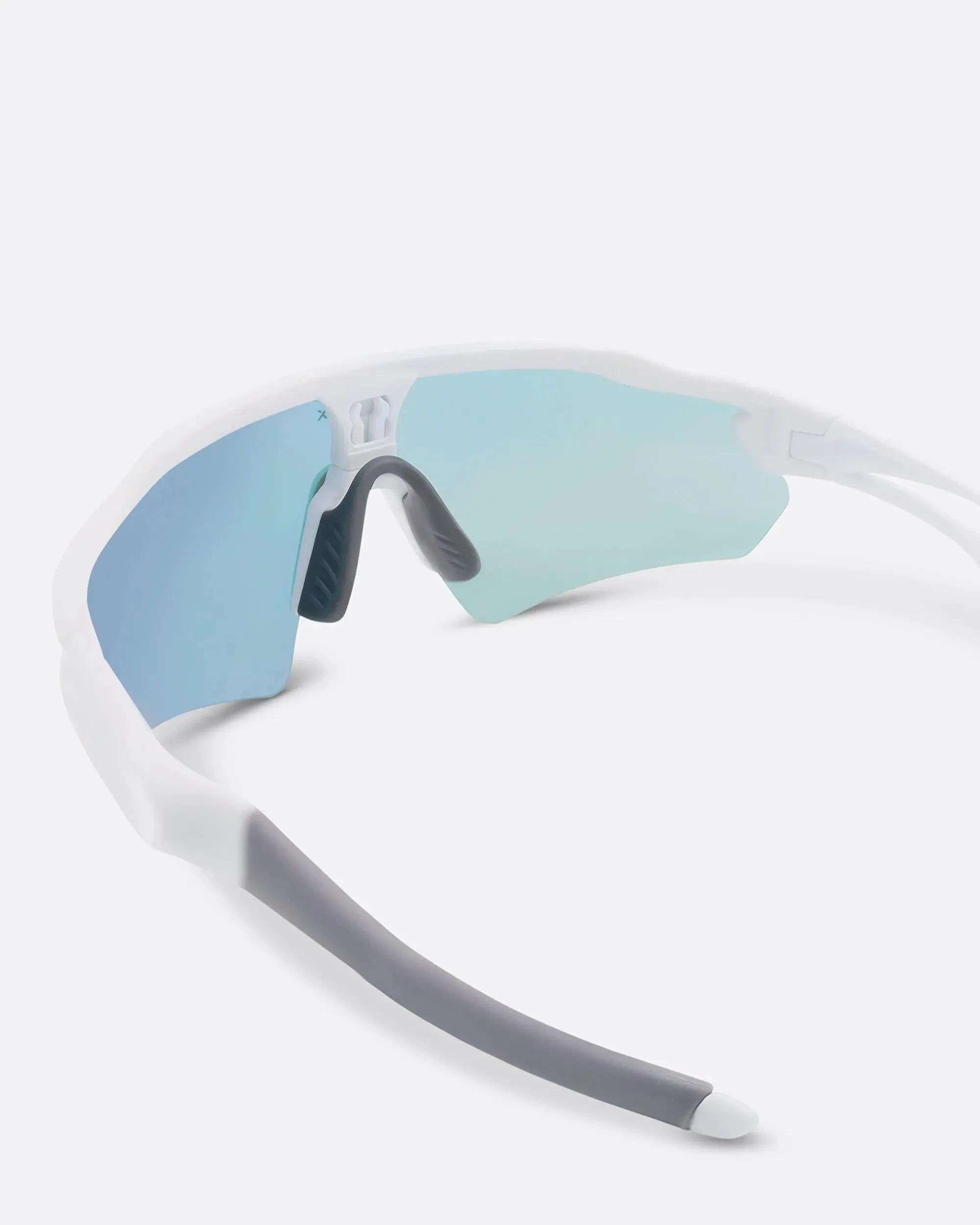 LASER WHITE - Red sports sunglasses by OFFPRIX with lightweight durable frame and premium nylon lenses