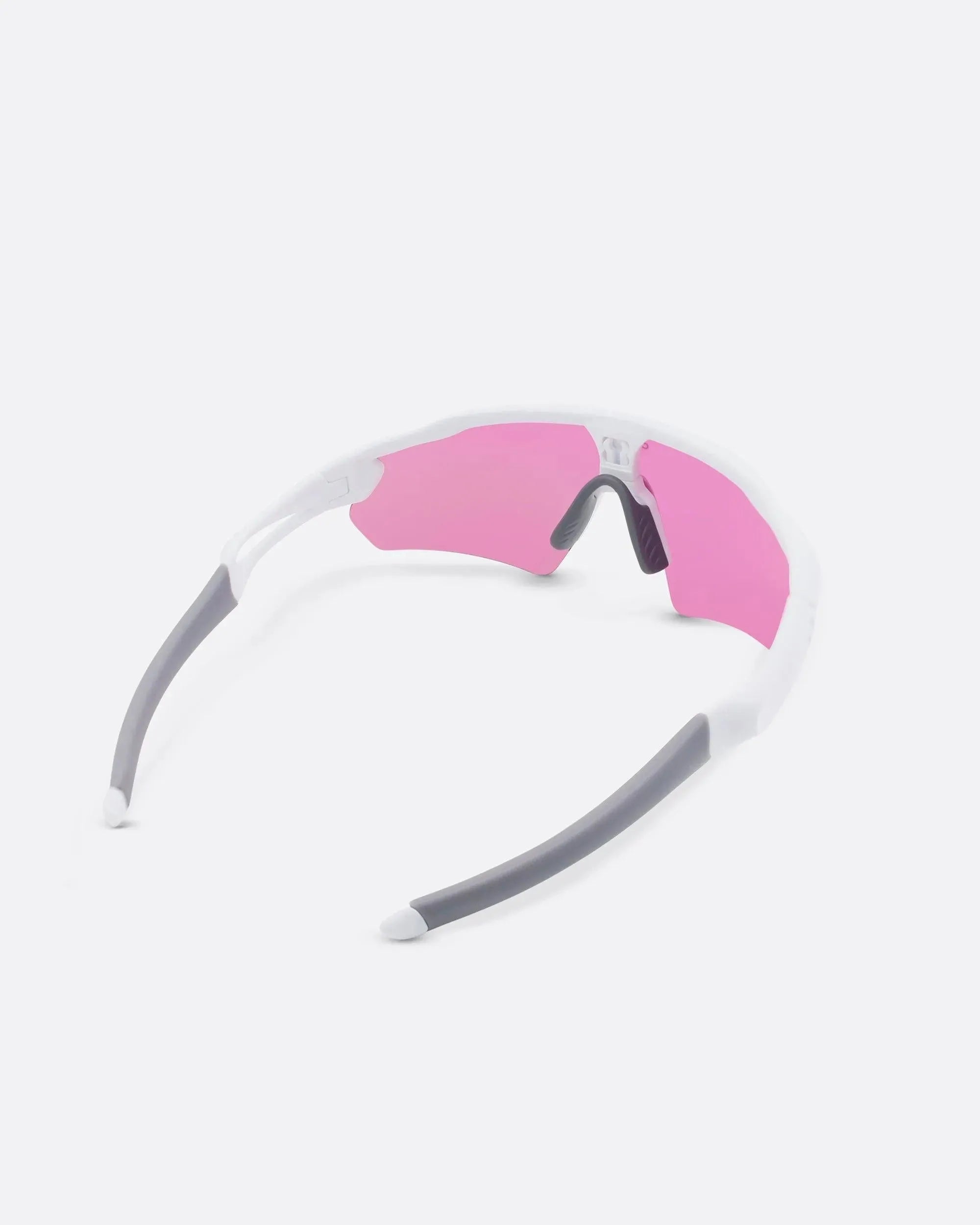 LASER WHITE - Rose sports sunglasses by OFFPRIX with lightweight durable frame and premium nylon lenses