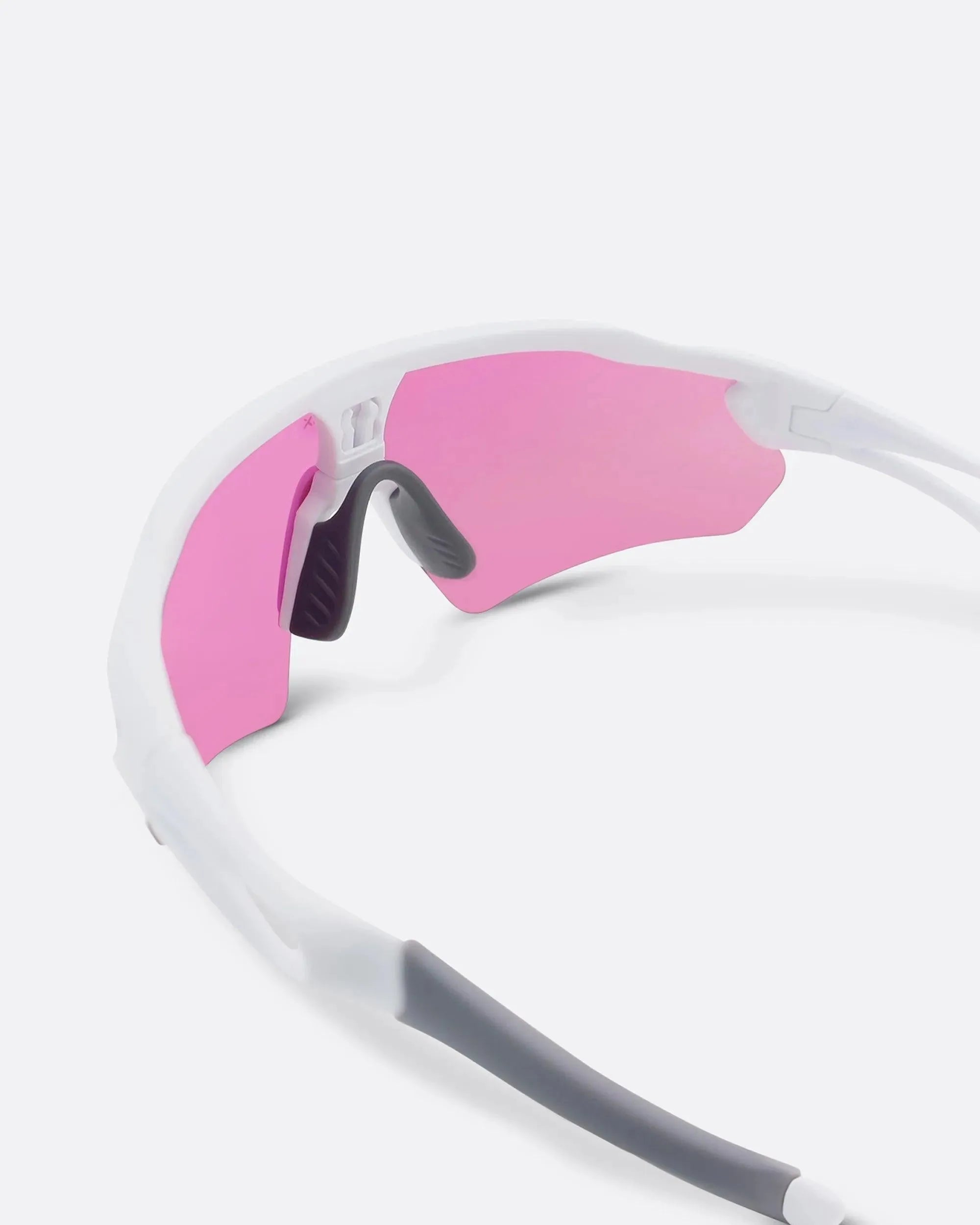 LASER WHITE - Rose sports sunglasses by OFFPRIX with lightweight durable frame and premium nylon lenses