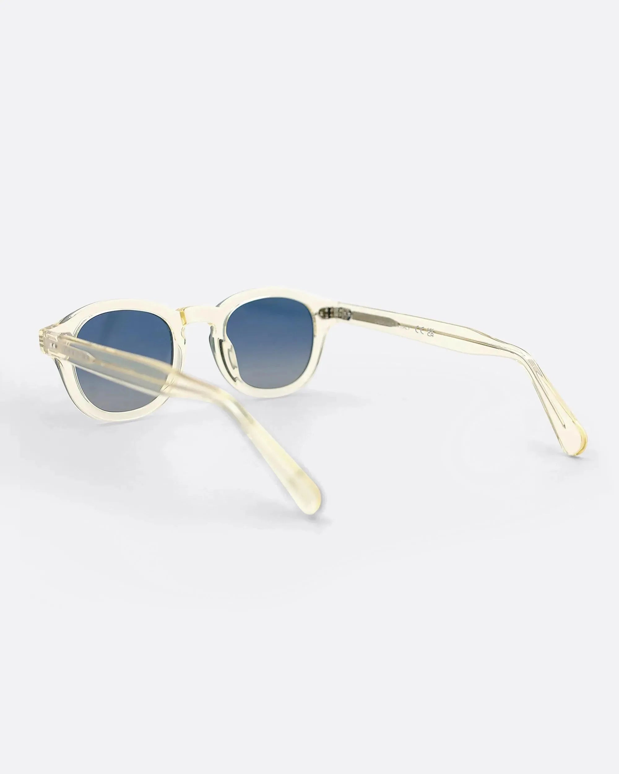 LINO - CHAMPAGNE BLUE sunglasses by OFFPRIX made of Italian Mazzucchelli™ acetate with ZEISS™ gradient polarized lenses