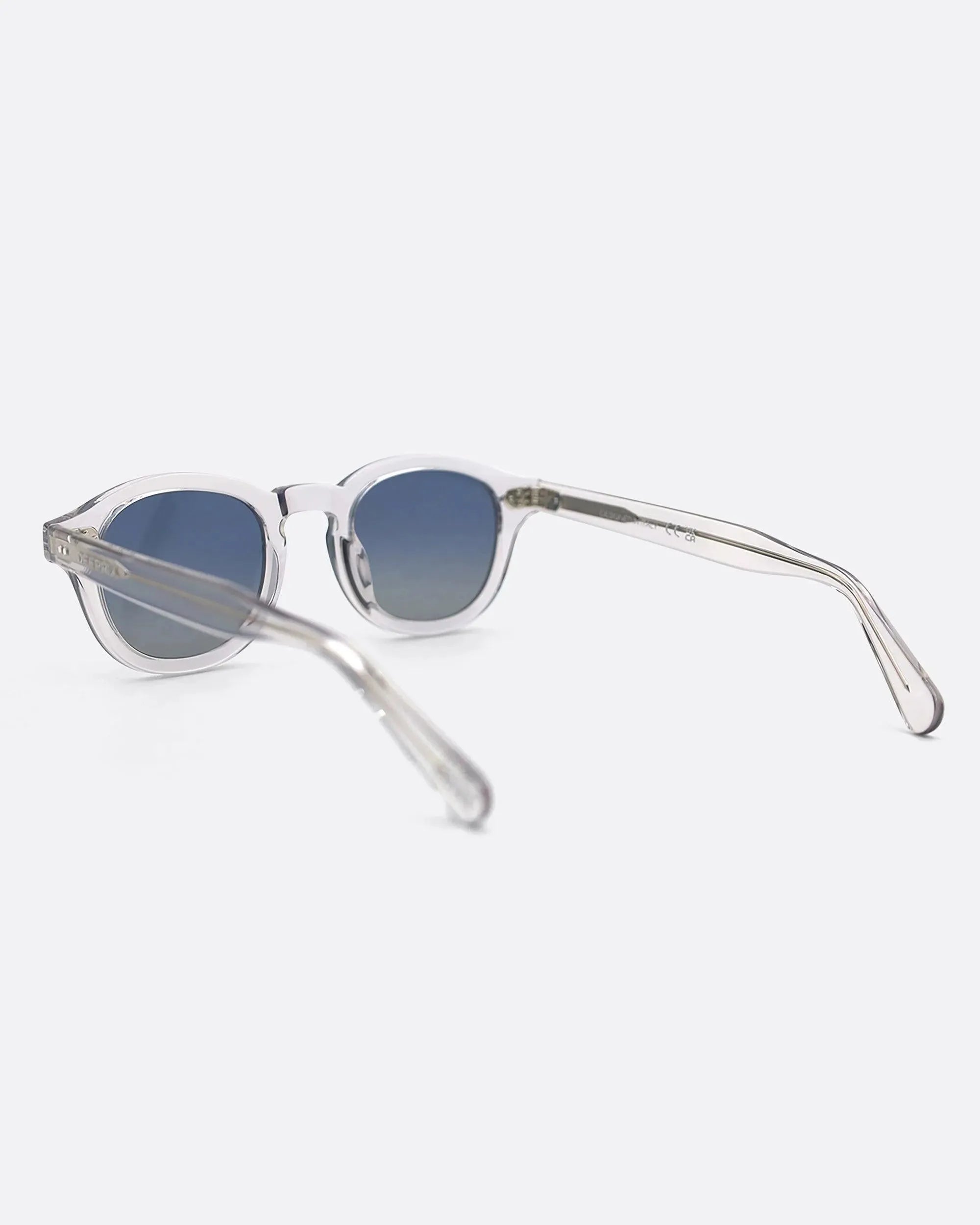 LINO - CRYSTAL BLUE sunglasses by OFFPRIX made of Italian Mazzucchelli™ acetate with ZEISS™ gradient polarized lenses