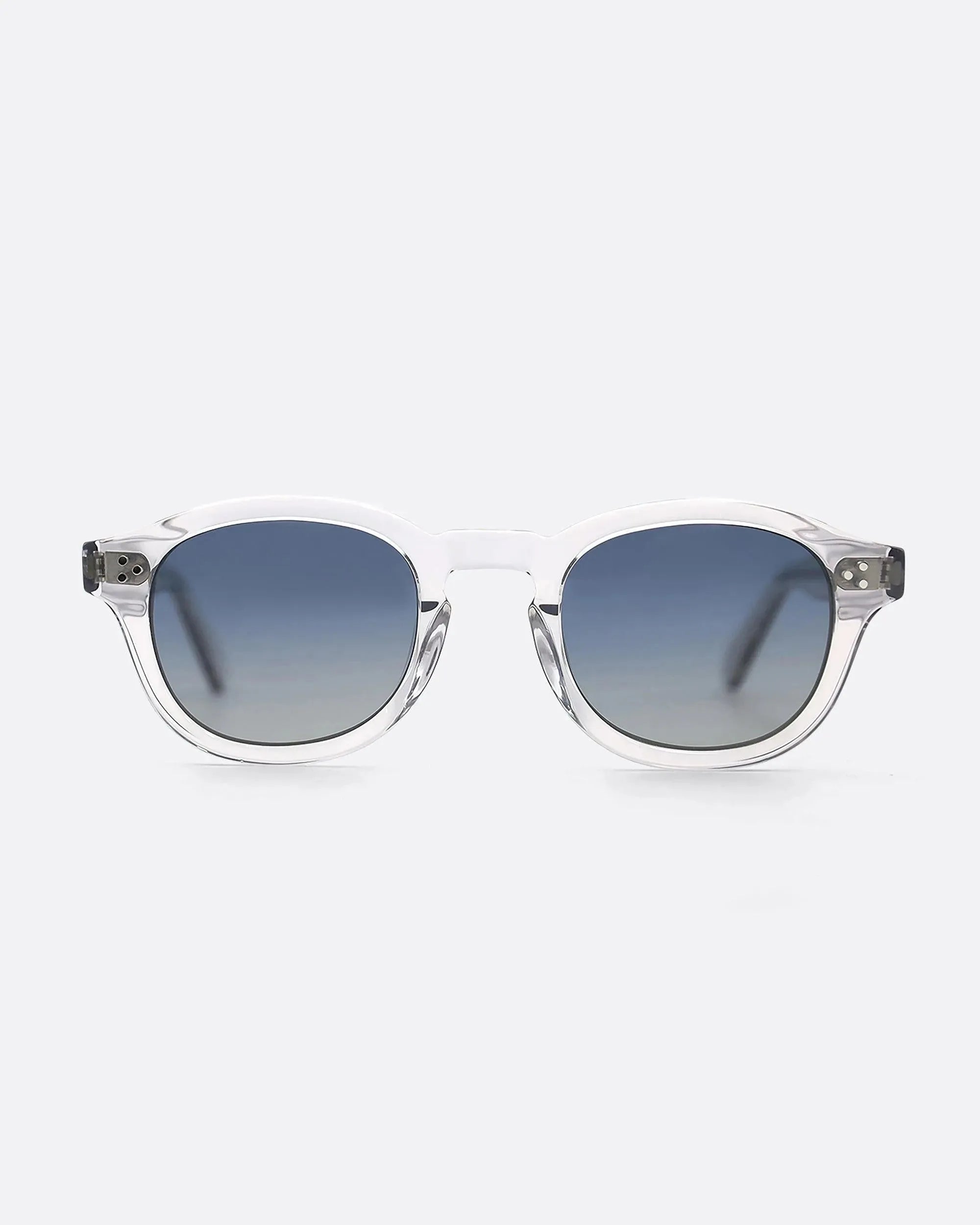 LINO - CRYSTAL BLUE sunglasses by OFFPRIX made of Italian Mazzucchelli™ acetate with ZEISS™ gradient polarized lenses