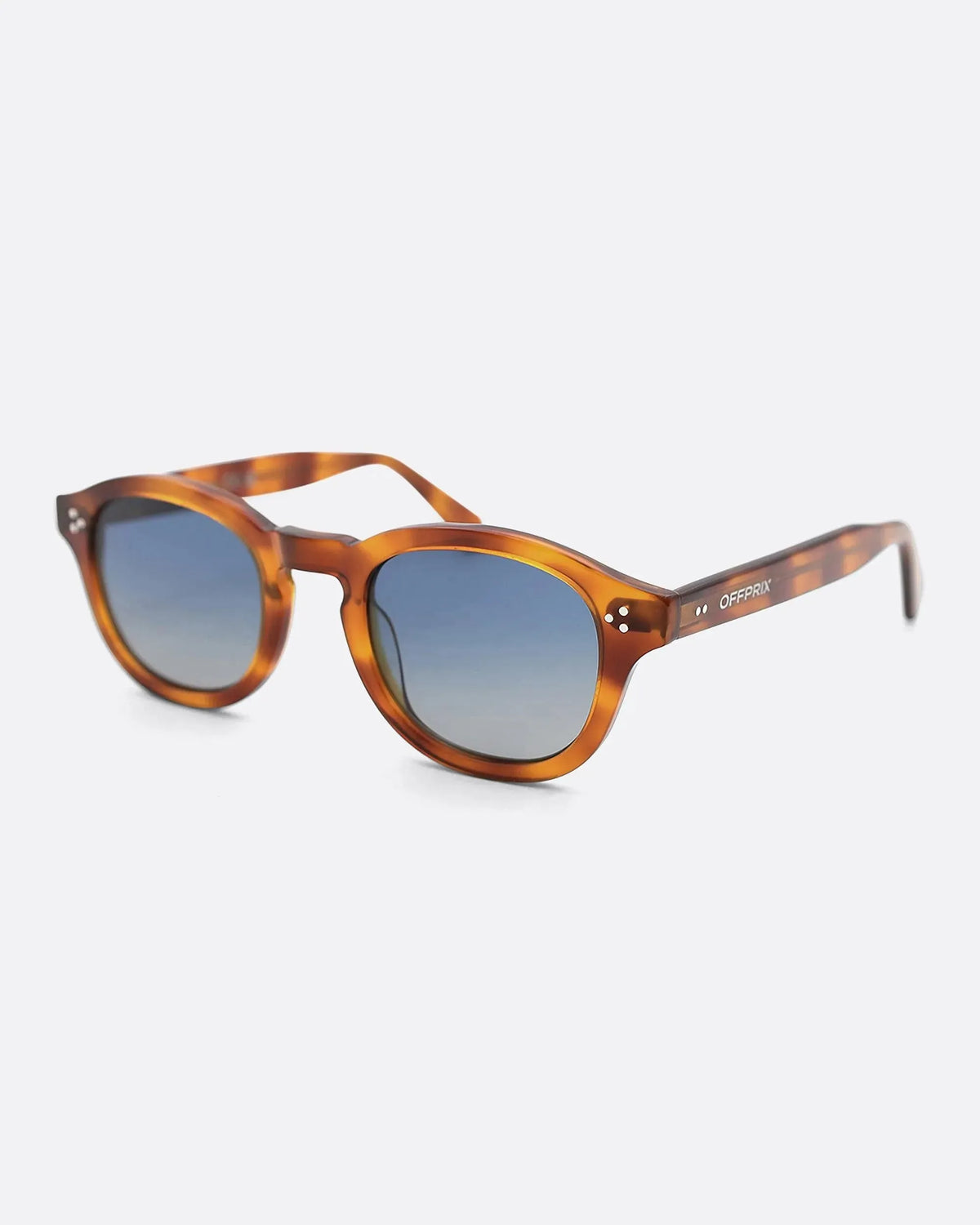LINO - HAVANA BLUE sunglasses by OFFPRIX made of Italian Mazzucchelli™ acetate with ZEISS™ gradient polarized lenses