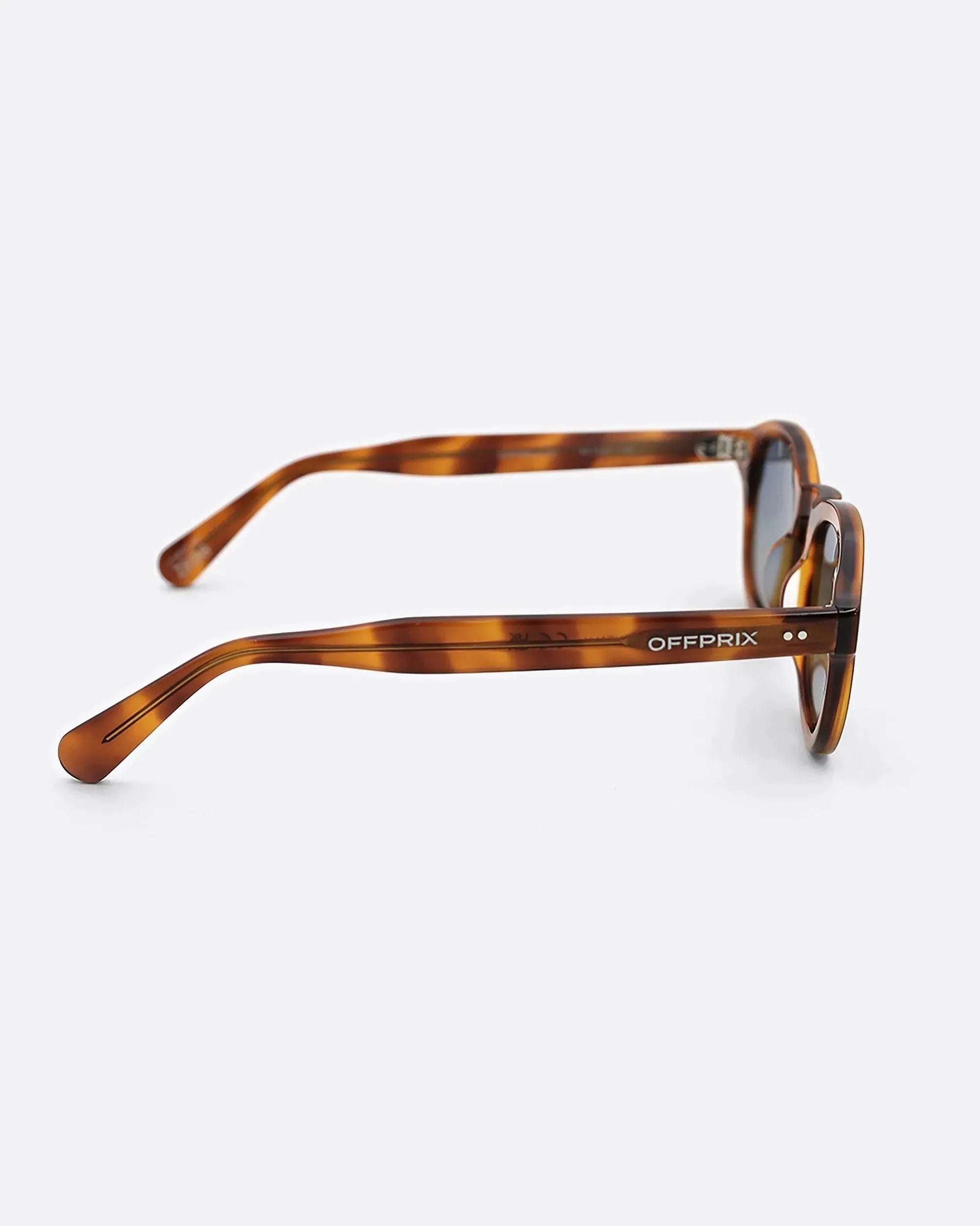 LINO - HAVANA BLUE sunglasses by OFFPRIX made of Italian Mazzucchelli™ acetate with ZEISS™ gradient polarized lenses