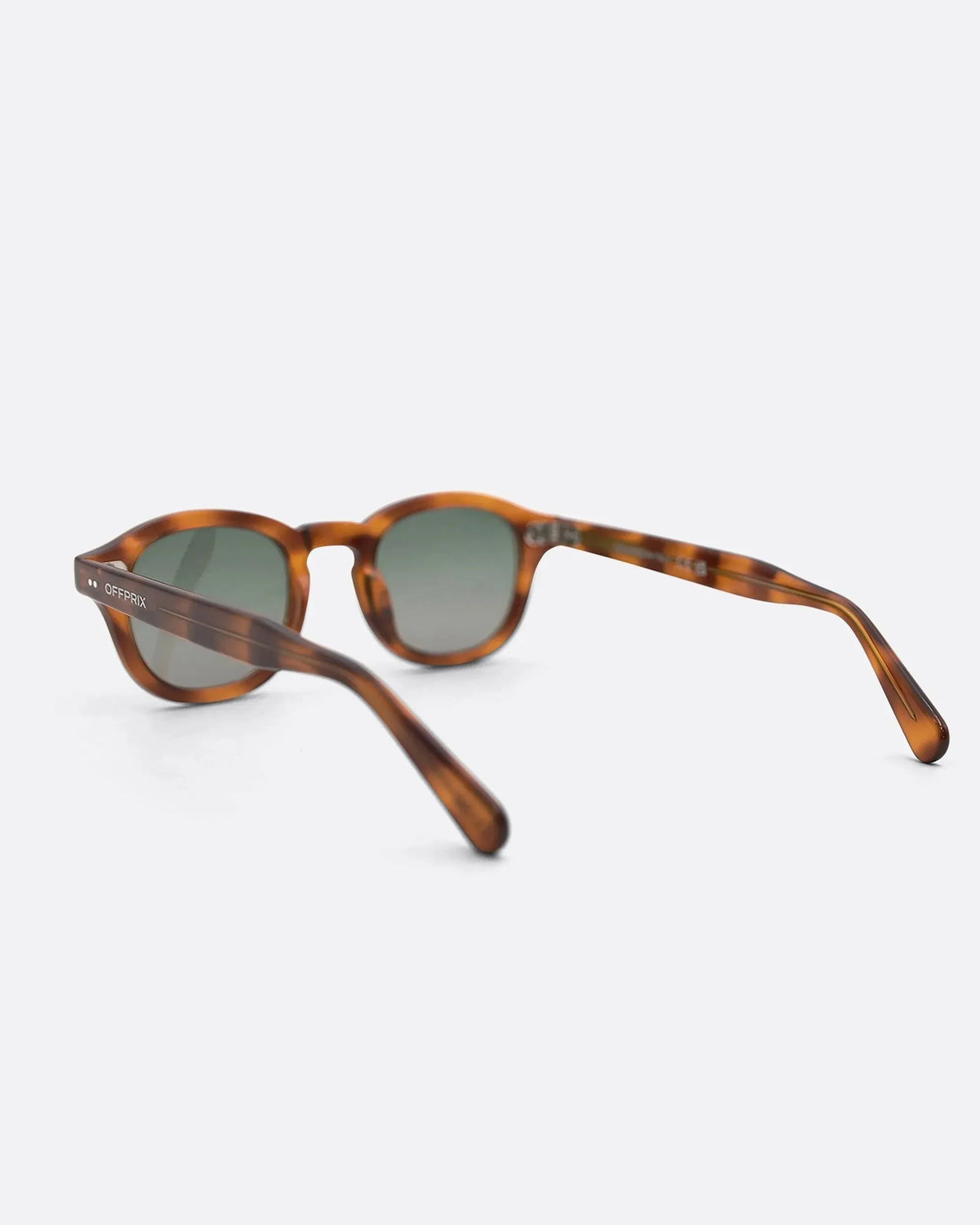 LINO - HAVANA GREEN sunglasses by OFFPRIX made of Italian Mazzucchelli™ acetate with ZEISS™ gradient polarized lenses