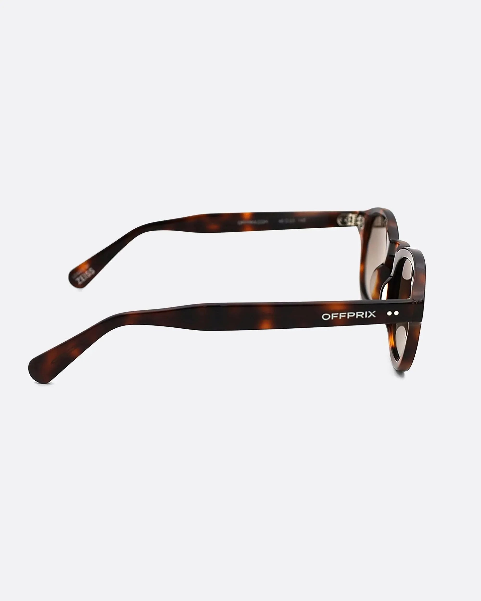 LINO - TORTOISE BROWN sunglasses by OFFPRIX made of Italian Mazzucchelli™ acetate with ZEISS™ gradient polarized lenses