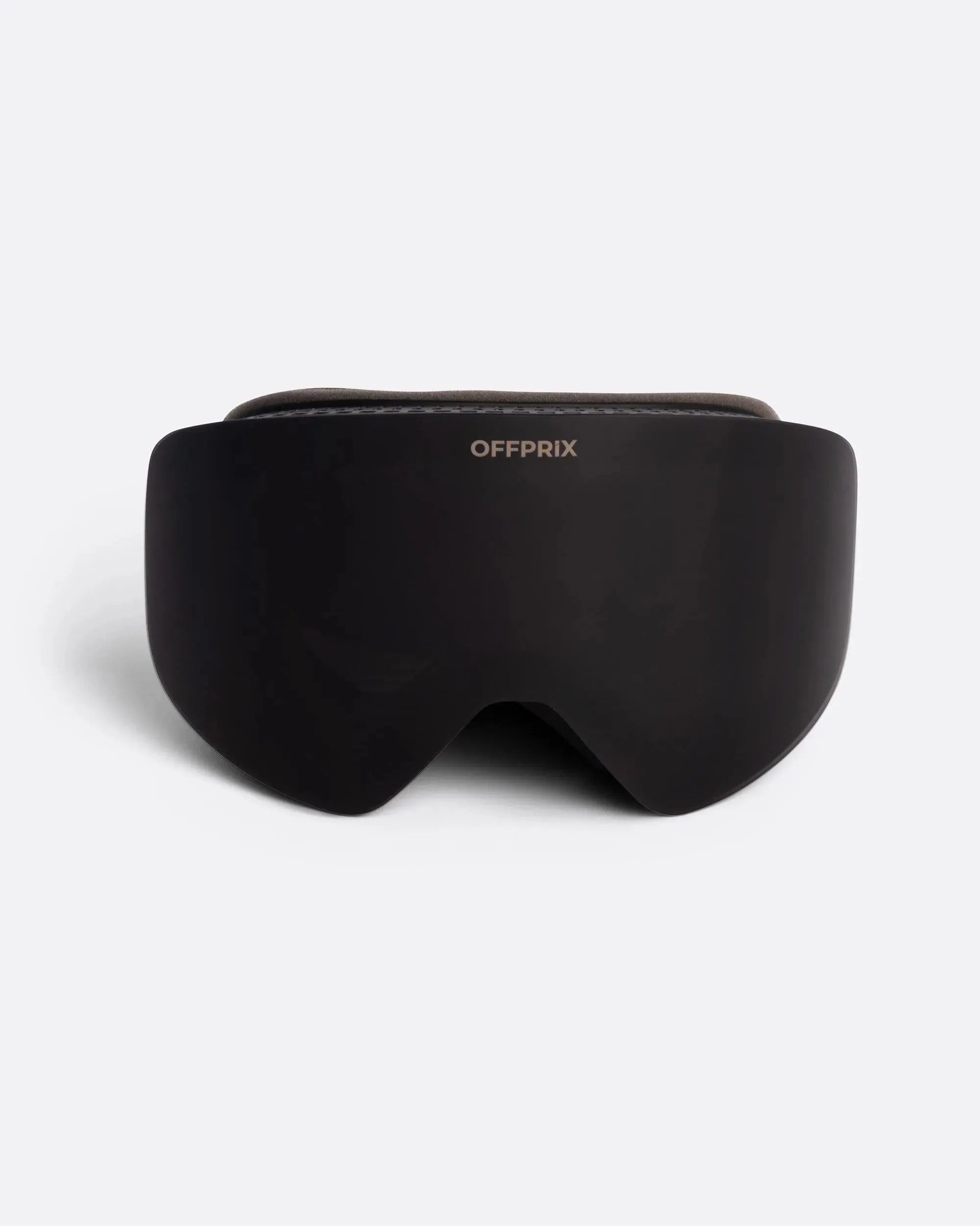 SKI 01 - BLACK ski goggles by OFFPRIX with anti-fog wide-view magnetic lens design