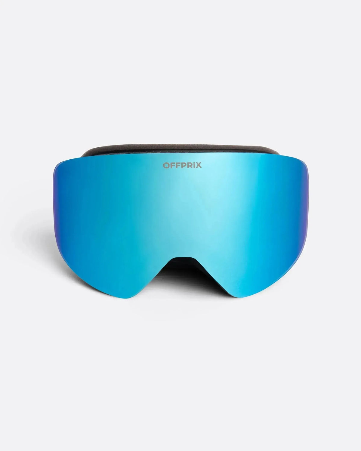 SKI 01 - BLUE ski goggles by OFFPRIX with anti-fog wide-view magnetic lens design