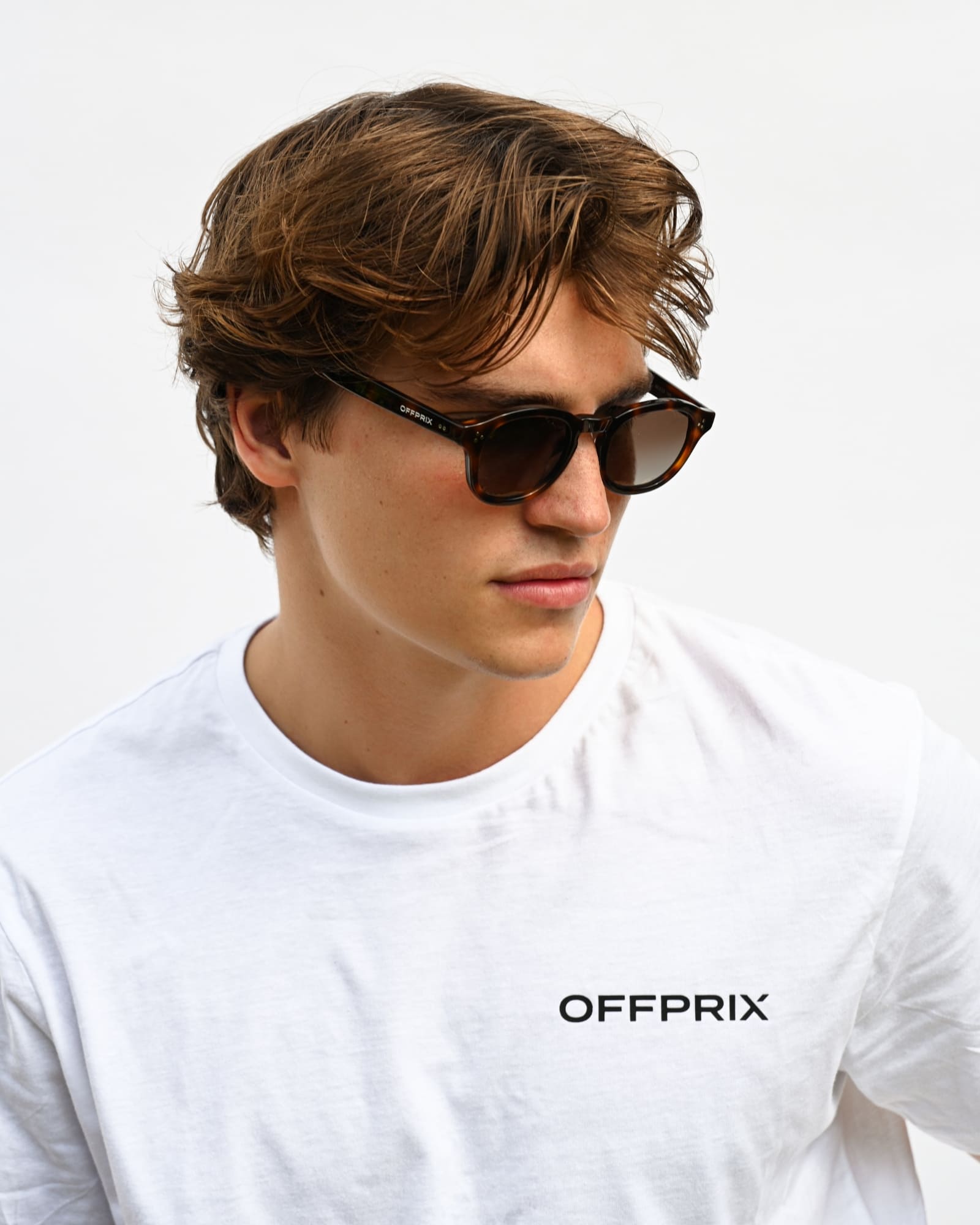 LINO - TORTOISE BROWN sunglasses by OFFPRIX made of Italian Mazzucchelli™ acetate with ZEISS™ gradient polarized lenses