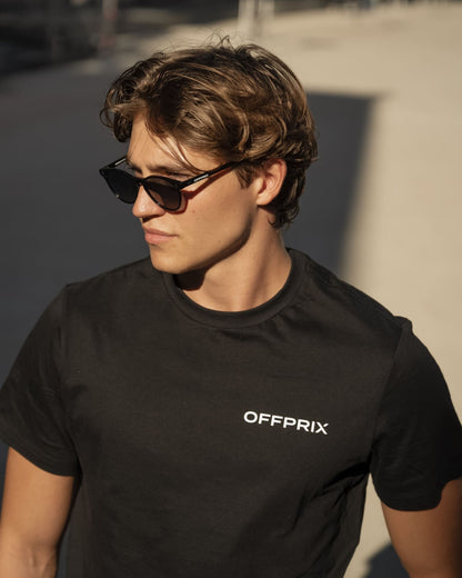 03 - BLACK sunglasses by OFFPRIX made of Italian Mazzucchelli™ acetate with ZEISS™ gradient polarized lenses