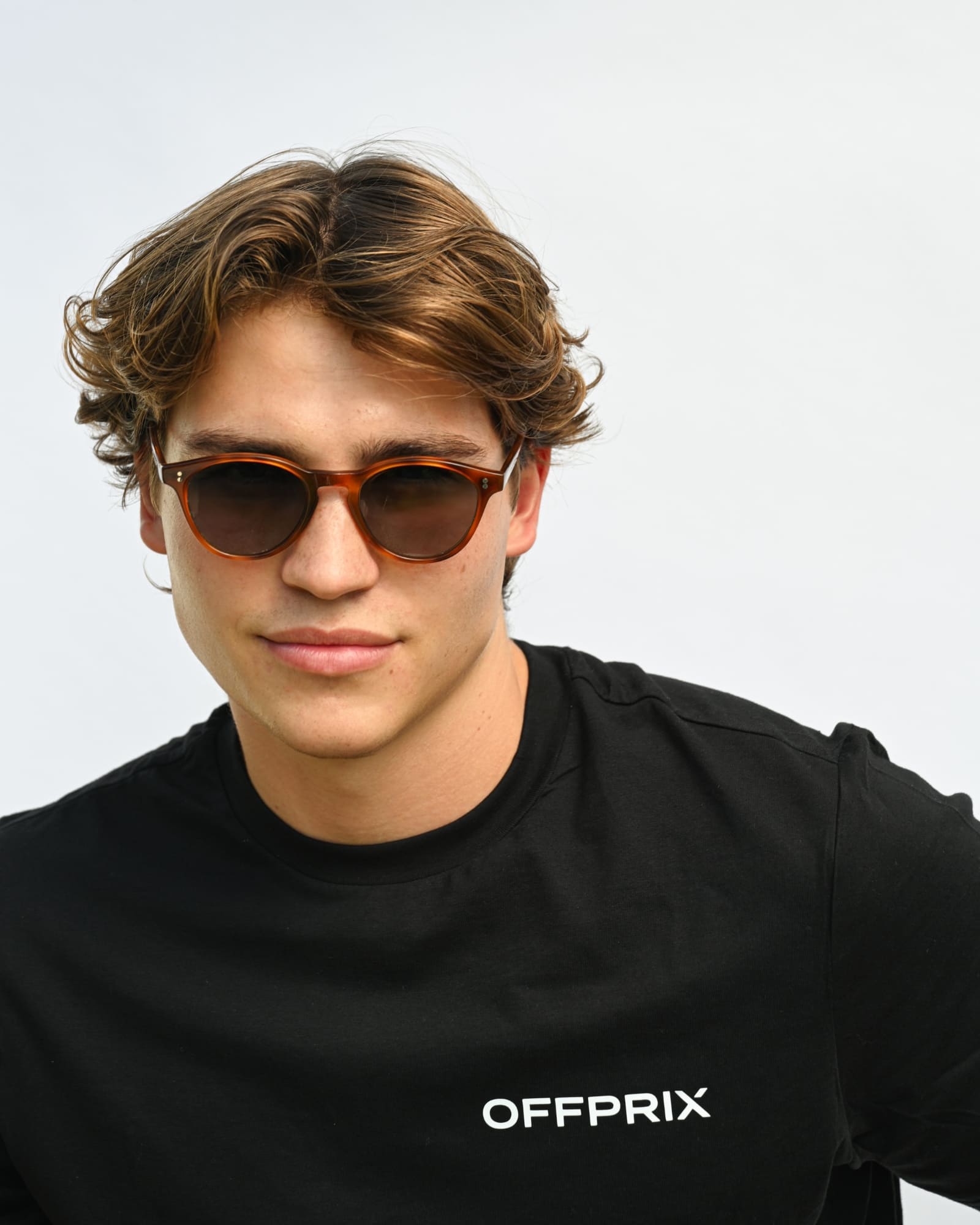 03 - HAVANA BROWN sunglasses by OFFPRIX made of Italian Mazzucchelli™ acetate with ZEISS™ gradient polarized lenses