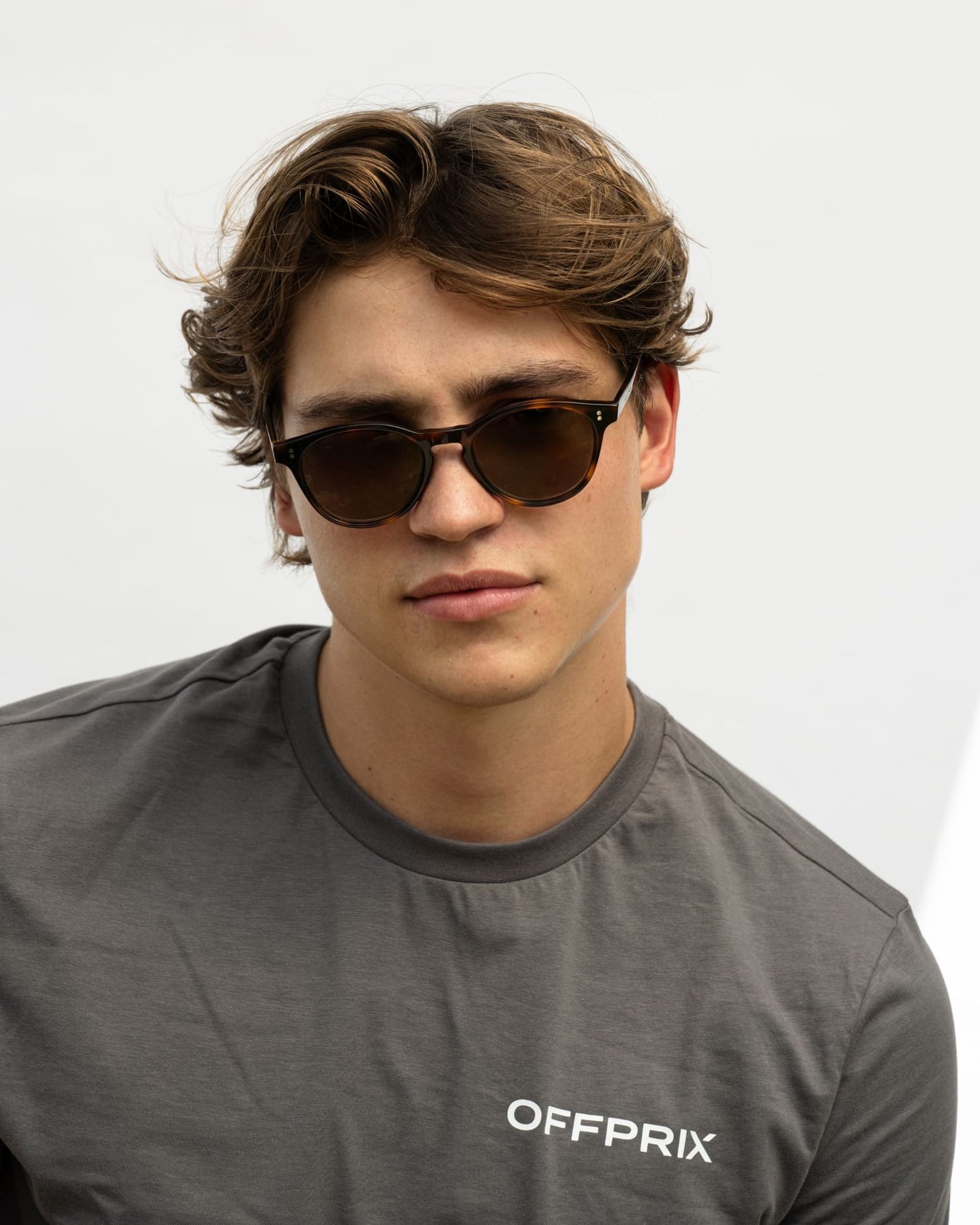 03 - TORTOISE BROWN sunglasses by OFFPRIX made of Italian Mazzucchelli™ acetate with ZEISS™ gradient polarized lenses