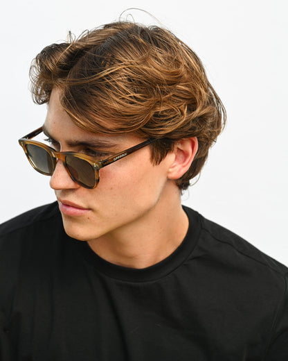 04 - BAMBOO GREY sunglasses by OFFPRIX made of Italian Mazzucchelli™ acetate with ZEISS™ gradient polarized lenses