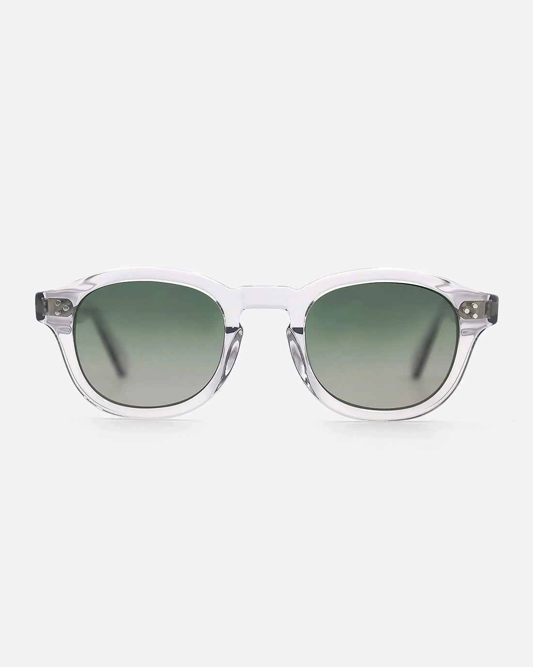 LINO - CRYSTAL GREEN sunglasses by OFFPRIX made of Italian Mazzucchelli™ acetate with ZEISS™ gradient polarized lenses